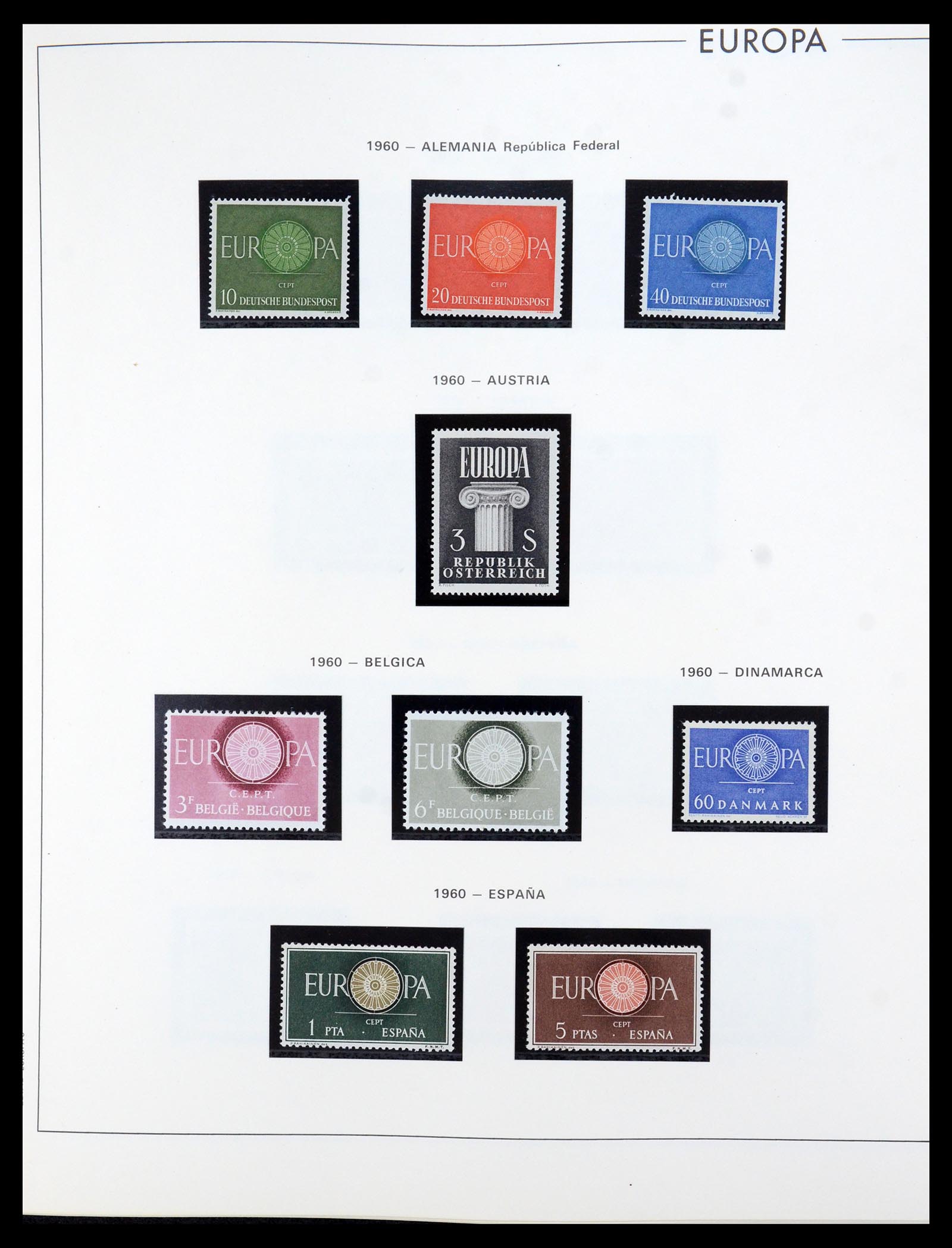35872 007 - Postzegelverzameling 35872 Europa CEPT 1956-2006.