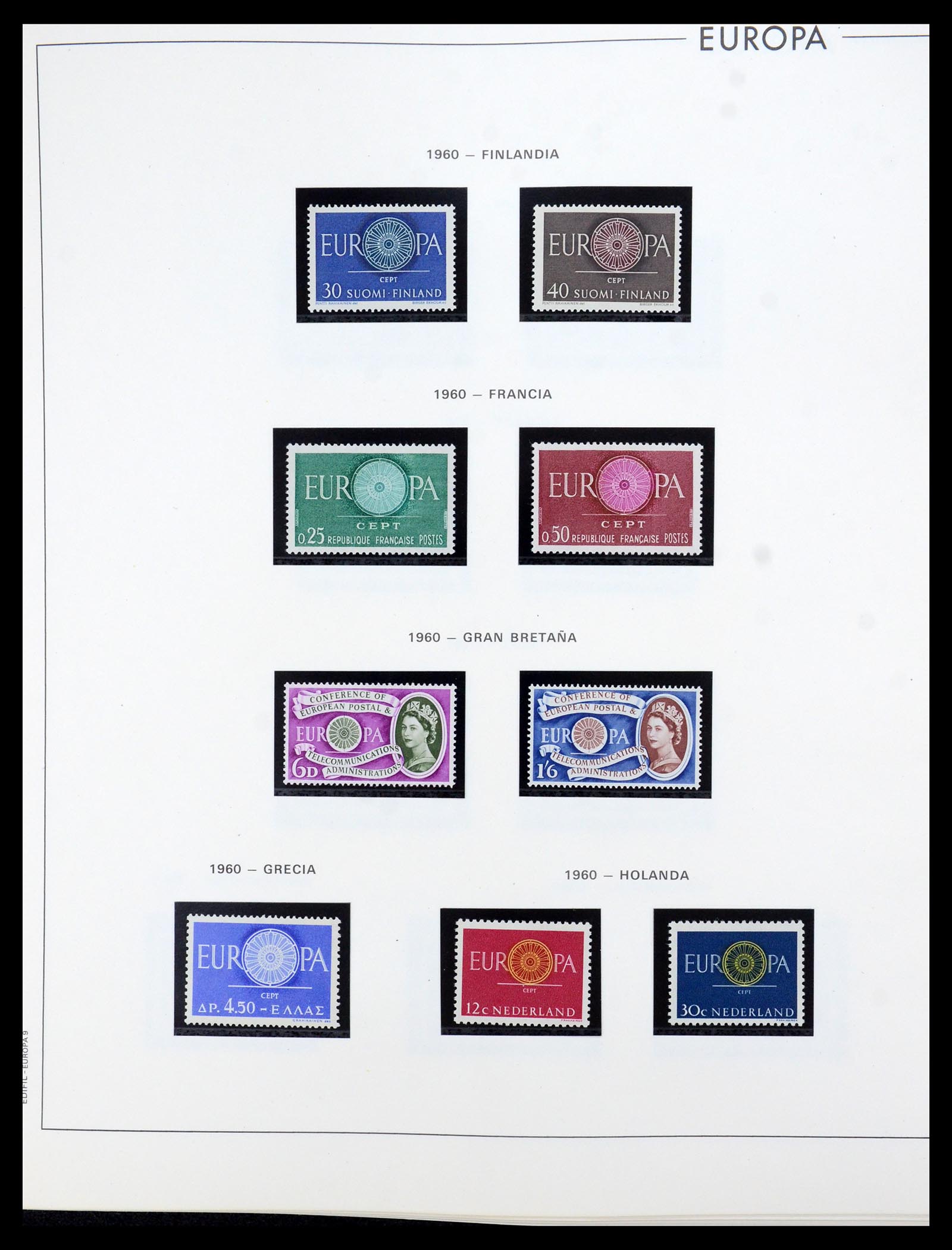 35872 008 - Postzegelverzameling 35872 Europa CEPT 1956-2006.