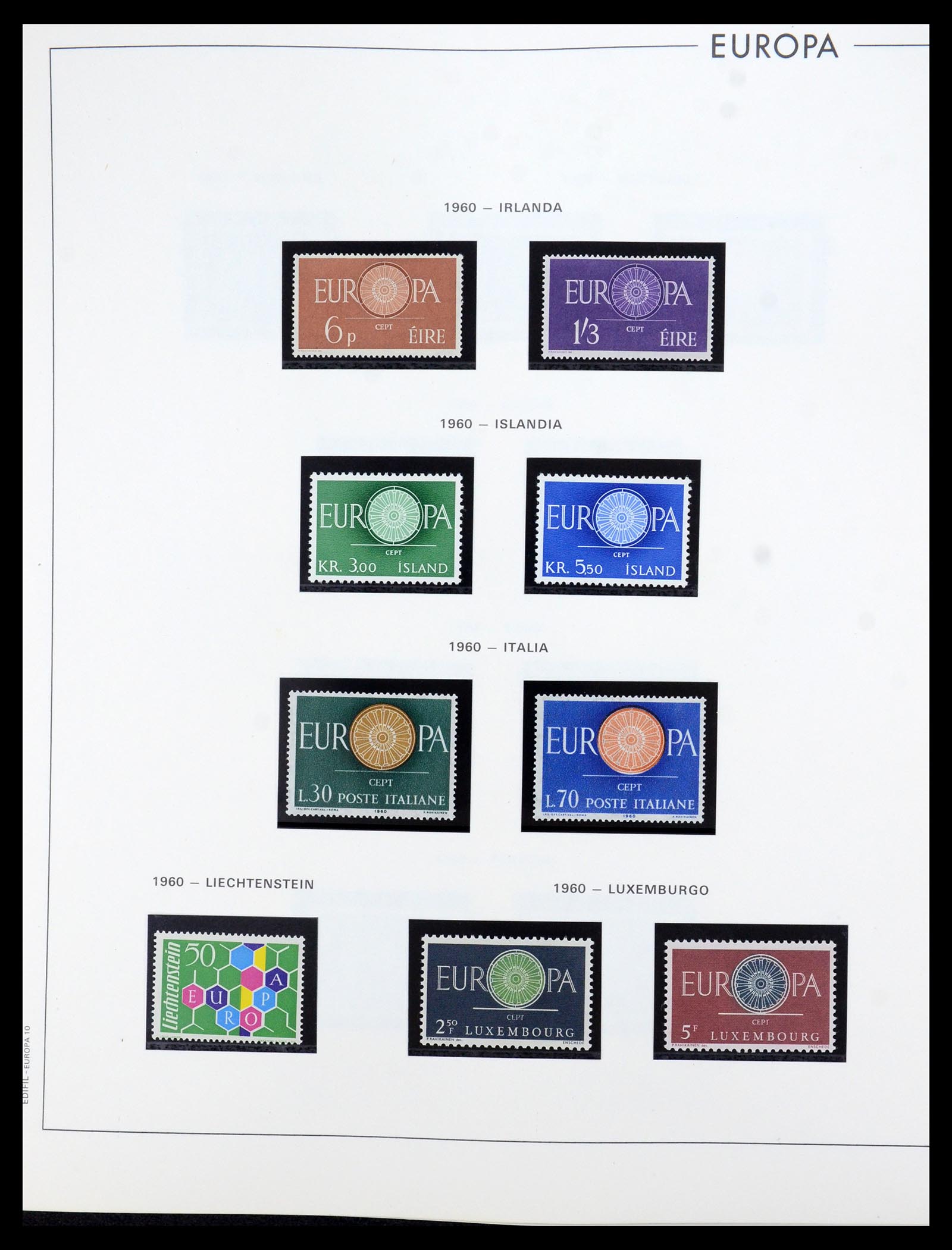 35872 009 - Postzegelverzameling 35872 Europa CEPT 1956-2006.