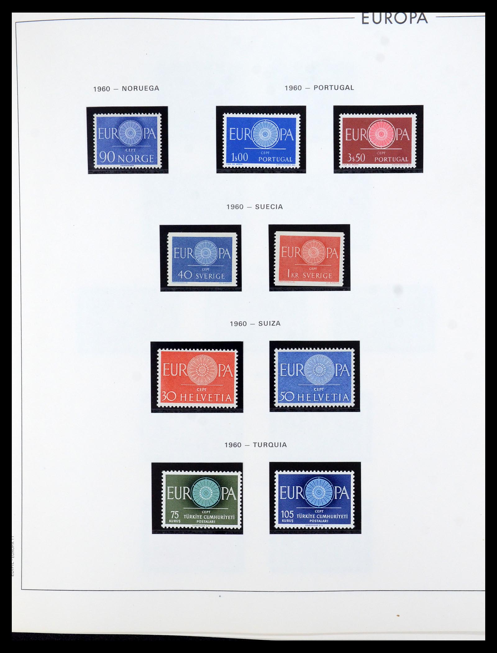 35872 010 - Postzegelverzameling 35872 Europa CEPT 1956-2006.