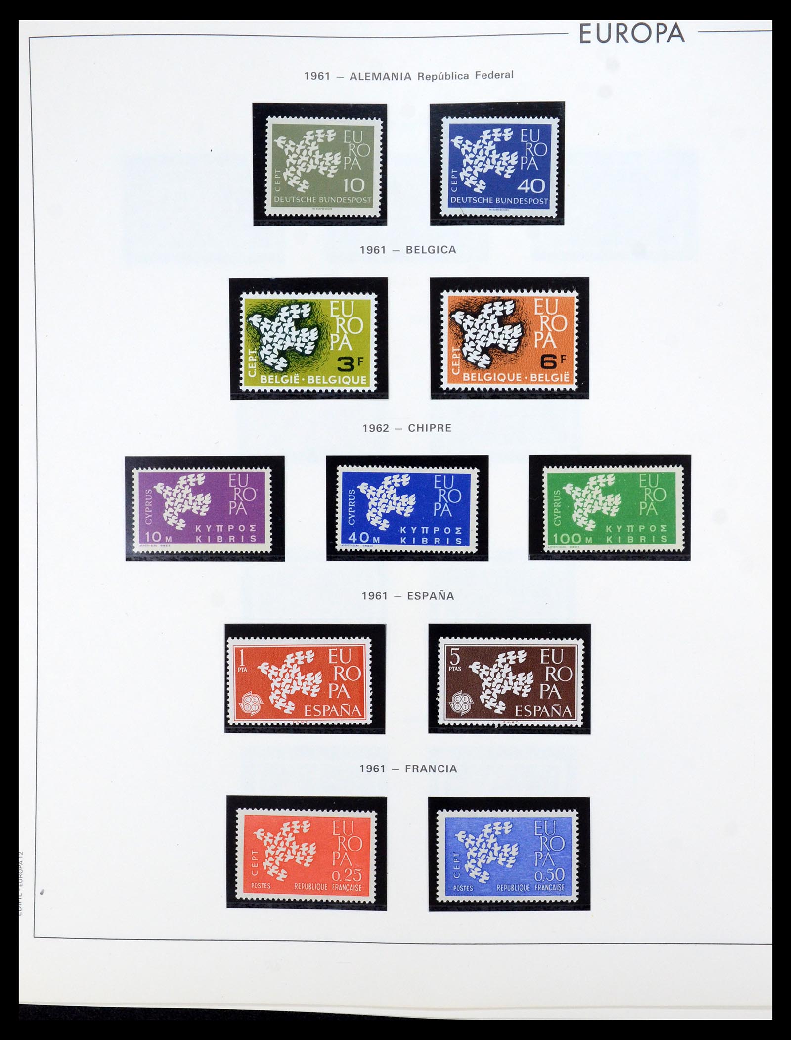 35872 011 - Postzegelverzameling 35872 Europa CEPT 1956-2006.