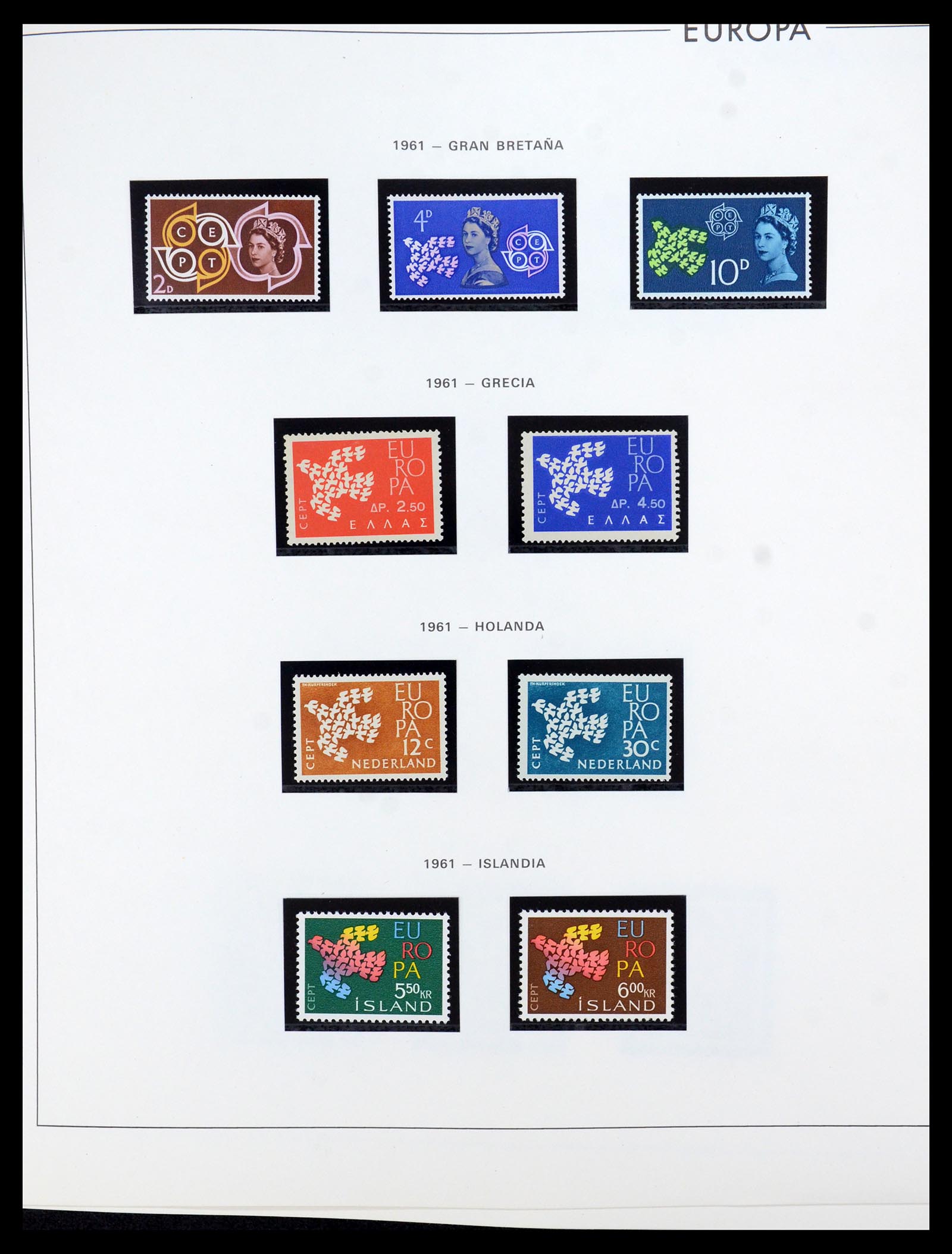 35872 012 - Postzegelverzameling 35872 Europa CEPT 1956-2006.