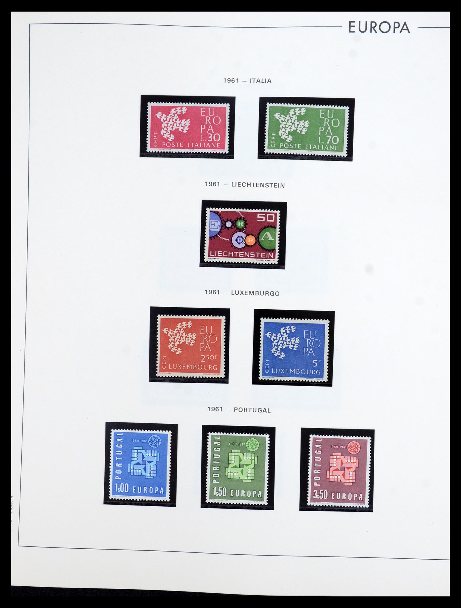 35872 013 - Postzegelverzameling 35872 Europa CEPT 1956-2006.