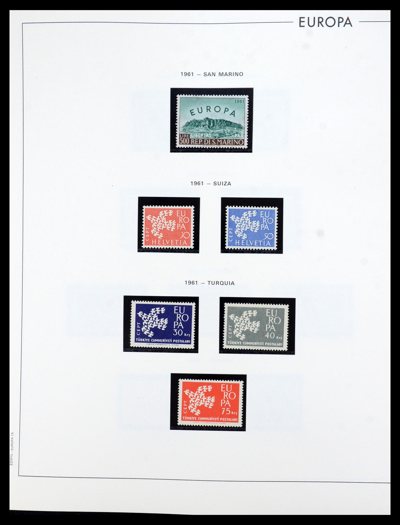 35872 014 - Postzegelverzameling 35872 Europa CEPT 1956-2006.