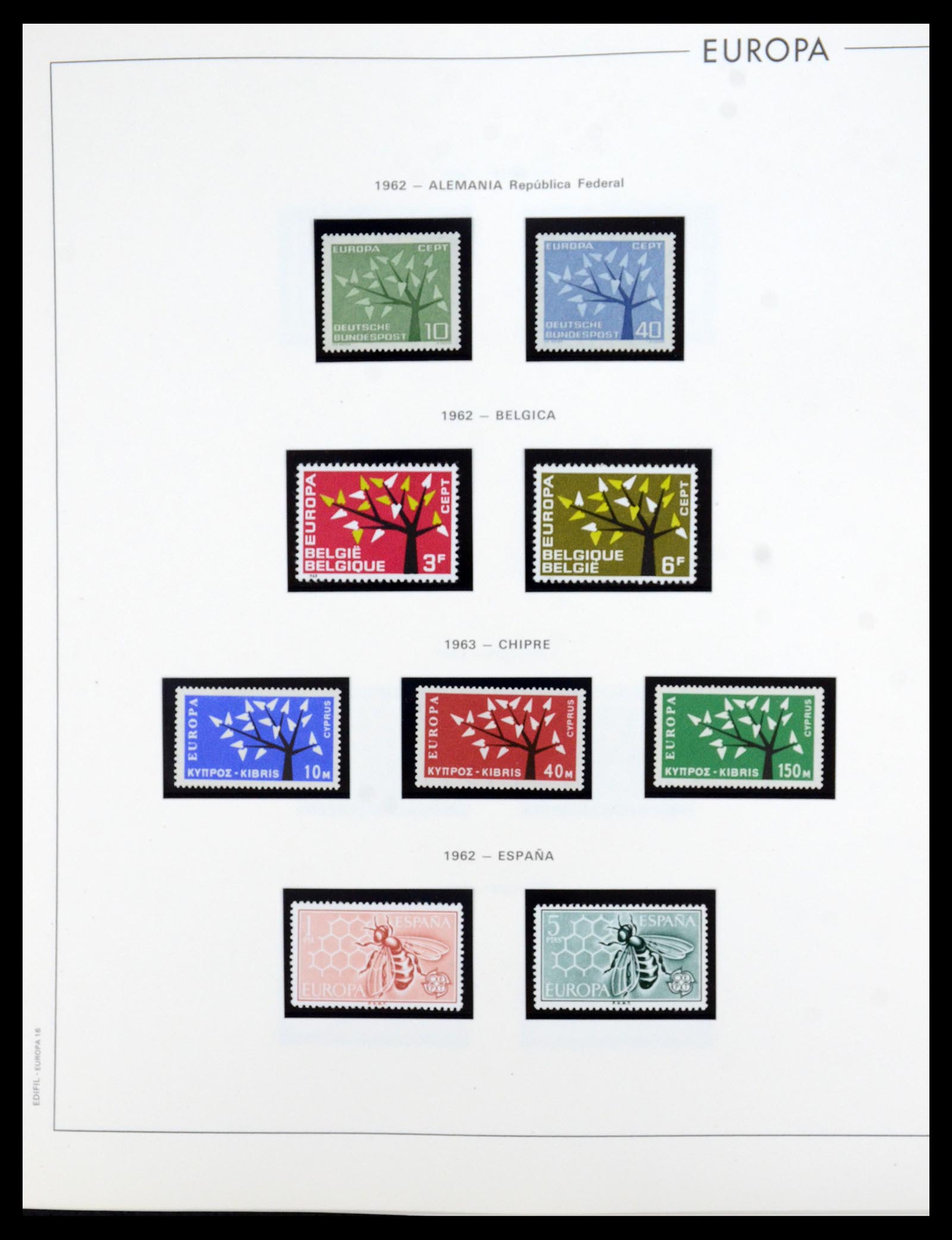 35872 015 - Postzegelverzameling 35872 Europa CEPT 1956-2006.