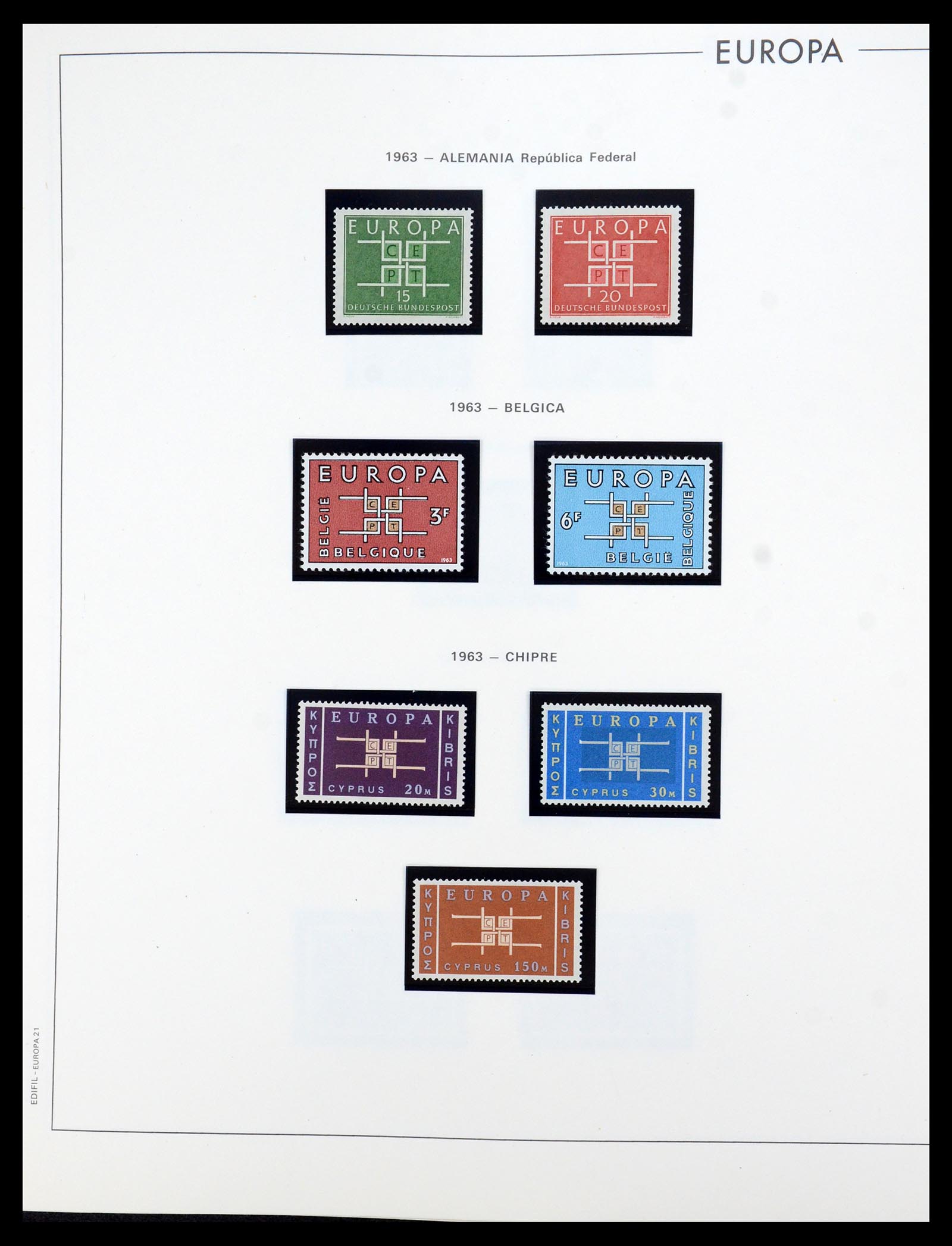 35872 020 - Postzegelverzameling 35872 Europa CEPT 1956-2006.