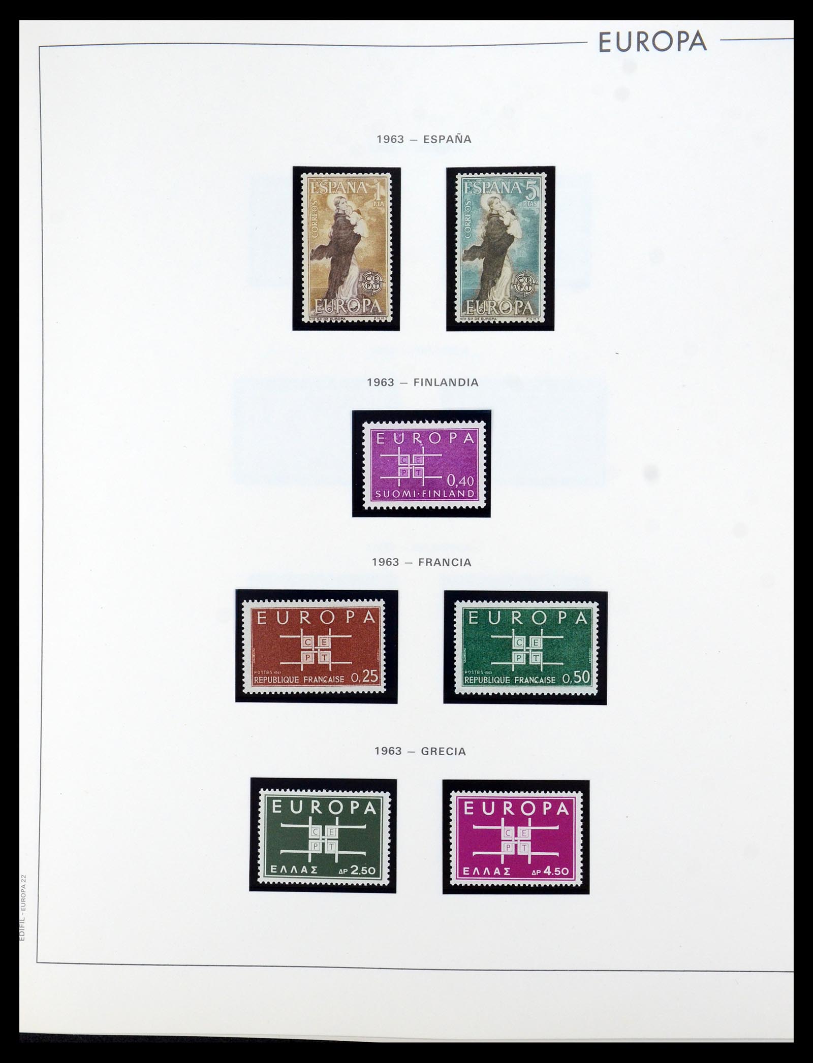 35872 021 - Postzegelverzameling 35872 Europa CEPT 1956-2006.