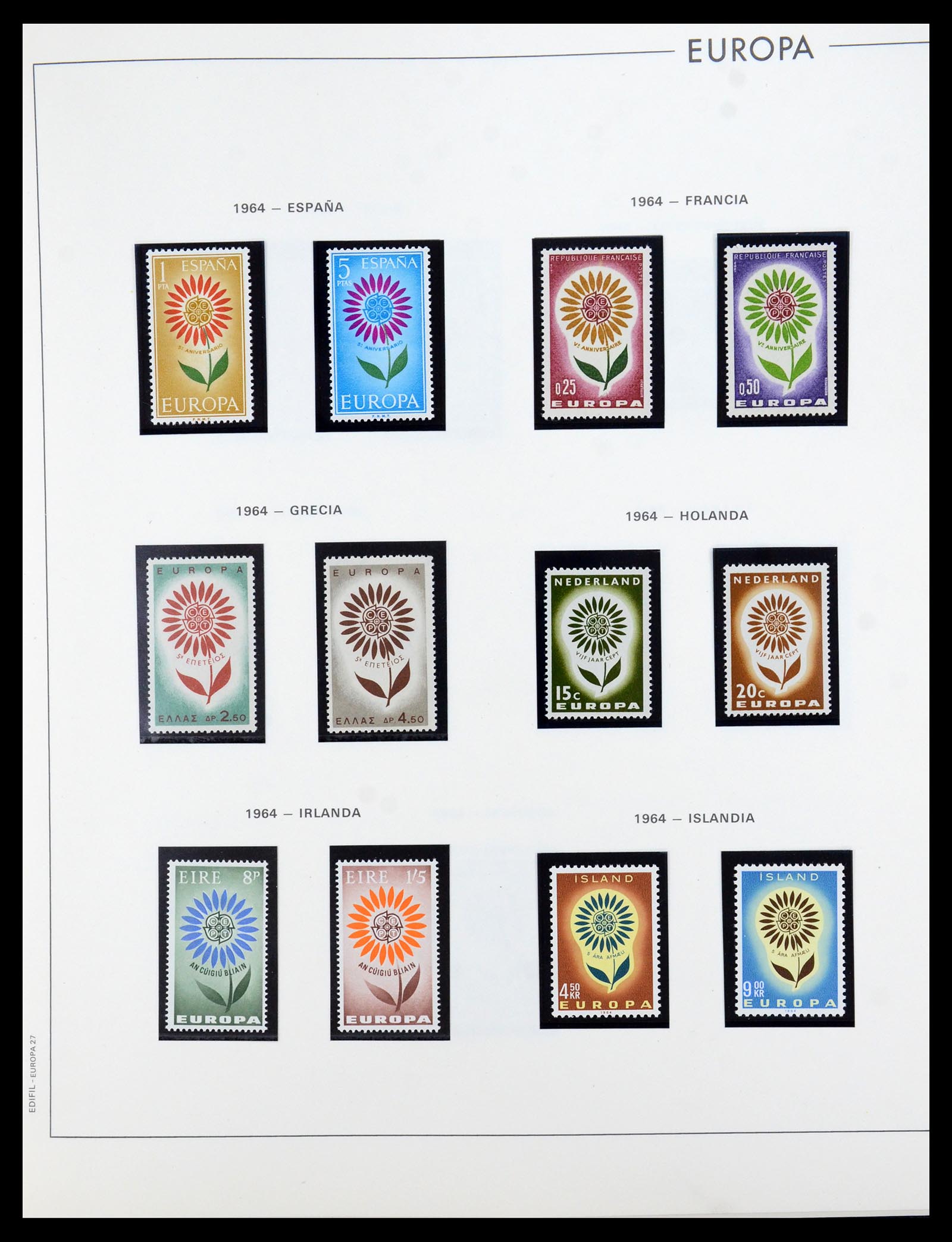 35872 026 - Postzegelverzameling 35872 Europa CEPT 1956-2006.