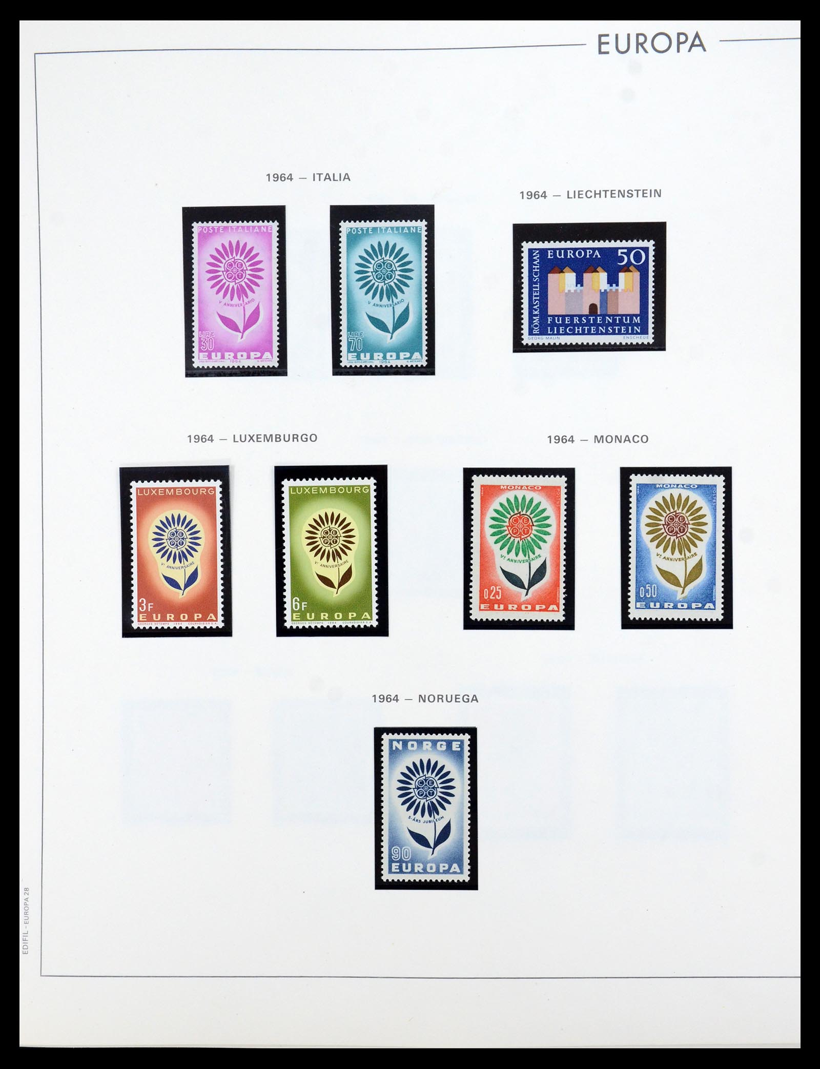 35872 027 - Postzegelverzameling 35872 Europa CEPT 1956-2006.