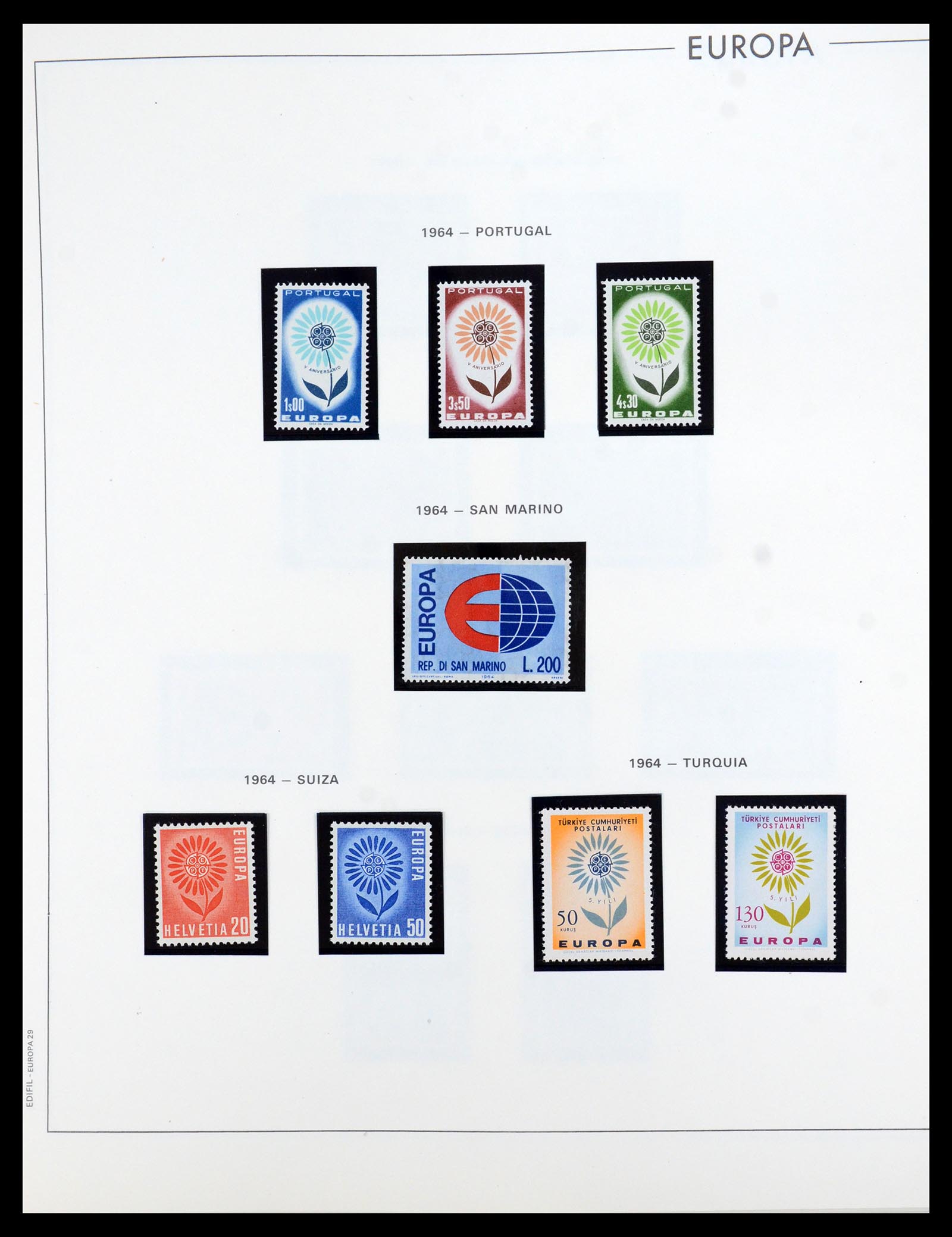 35872 028 - Postzegelverzameling 35872 Europa CEPT 1956-2006.