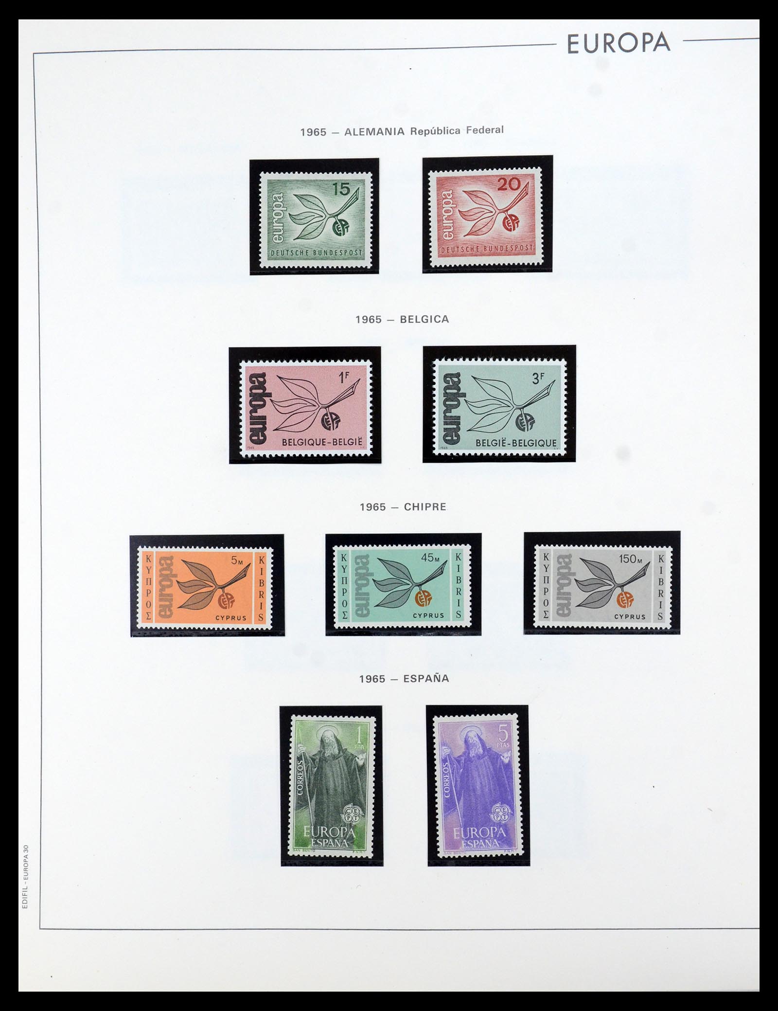 35872 029 - Postzegelverzameling 35872 Europa CEPT 1956-2006.