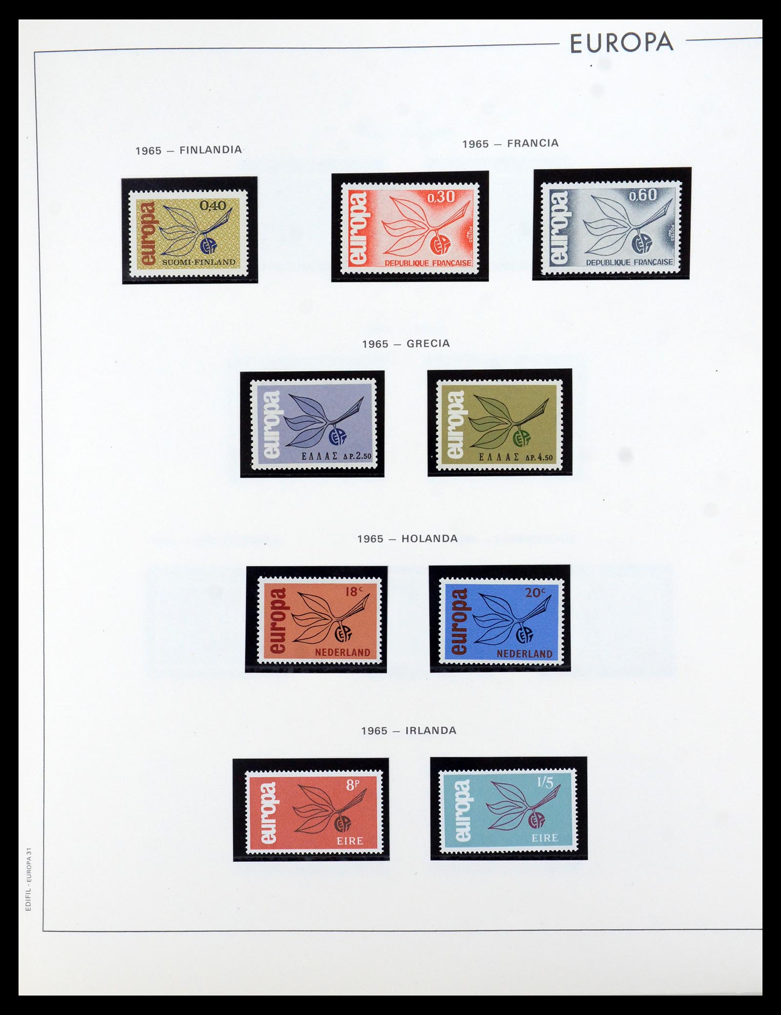35872 030 - Postzegelverzameling 35872 Europa CEPT 1956-2006.