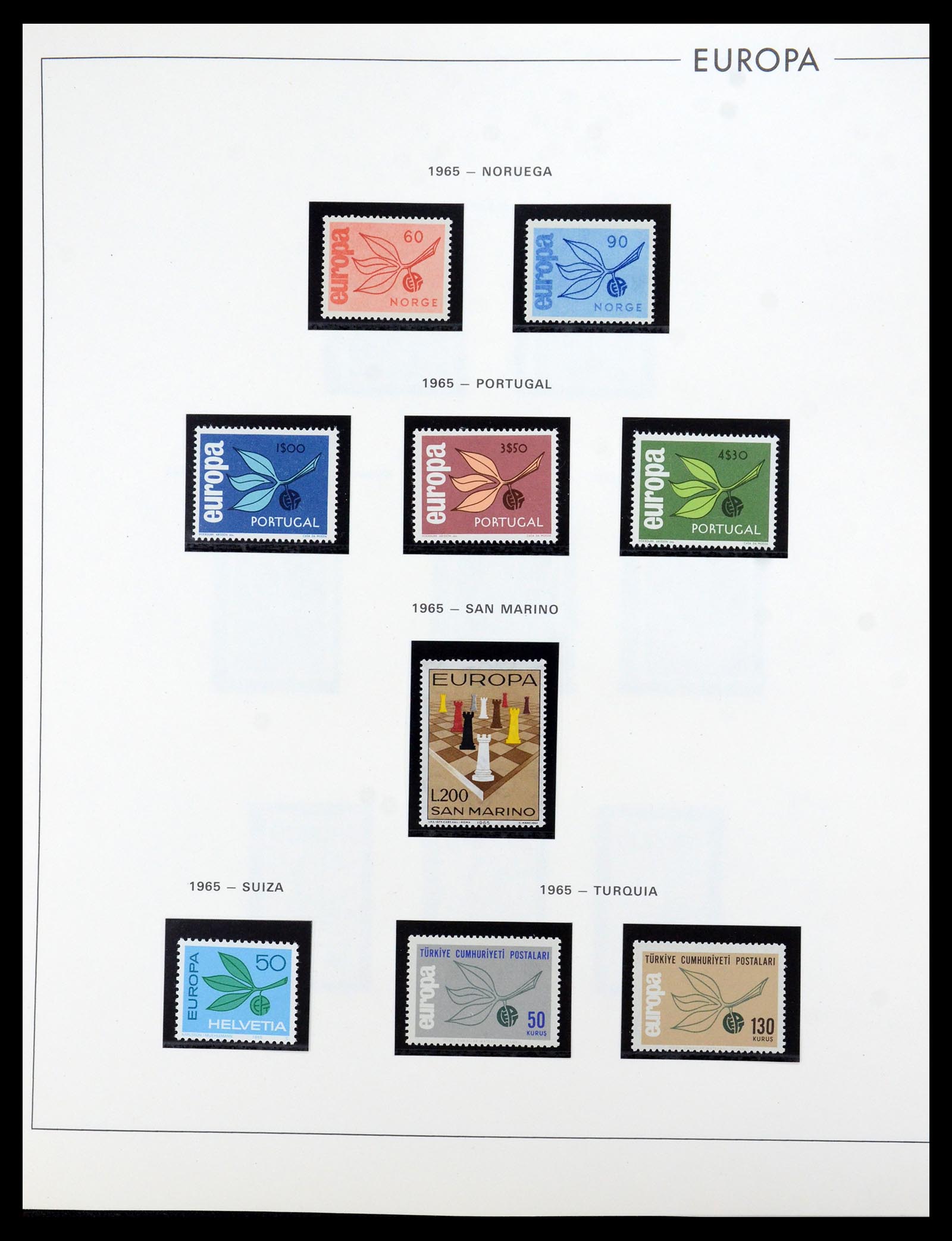 35872 032 - Postzegelverzameling 35872 Europa CEPT 1956-2006.
