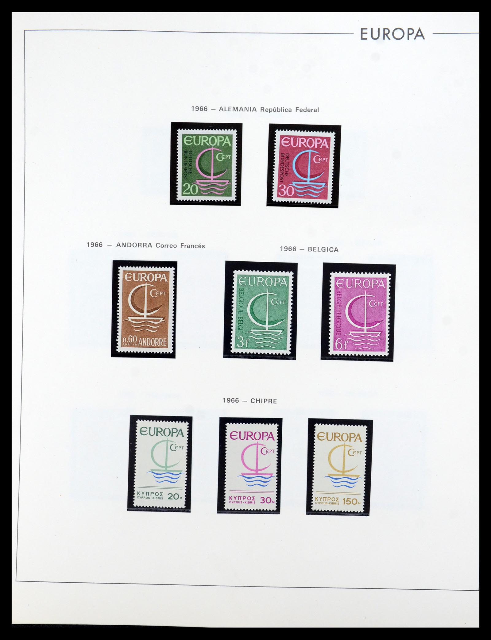 35872 033 - Postzegelverzameling 35872 Europa CEPT 1956-2006.