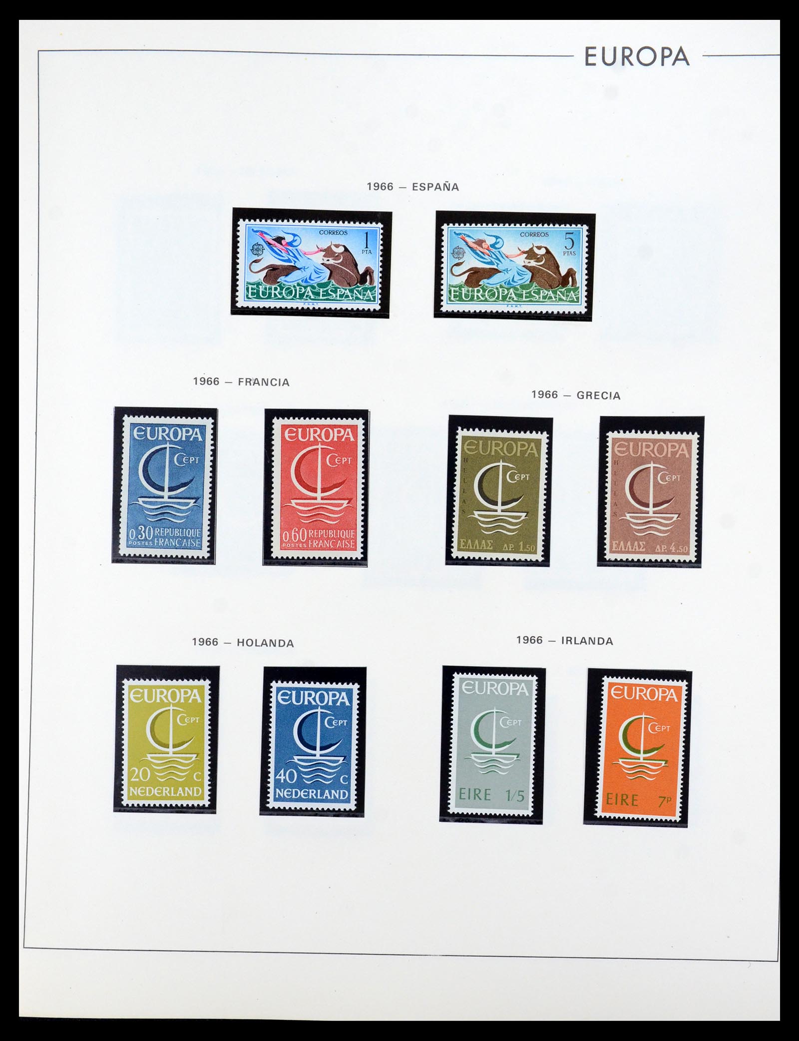35872 034 - Postzegelverzameling 35872 Europa CEPT 1956-2006.
