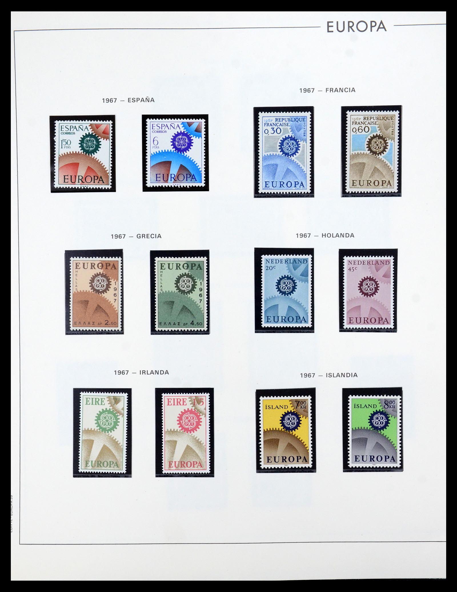 35872 039 - Postzegelverzameling 35872 Europa CEPT 1956-2006.