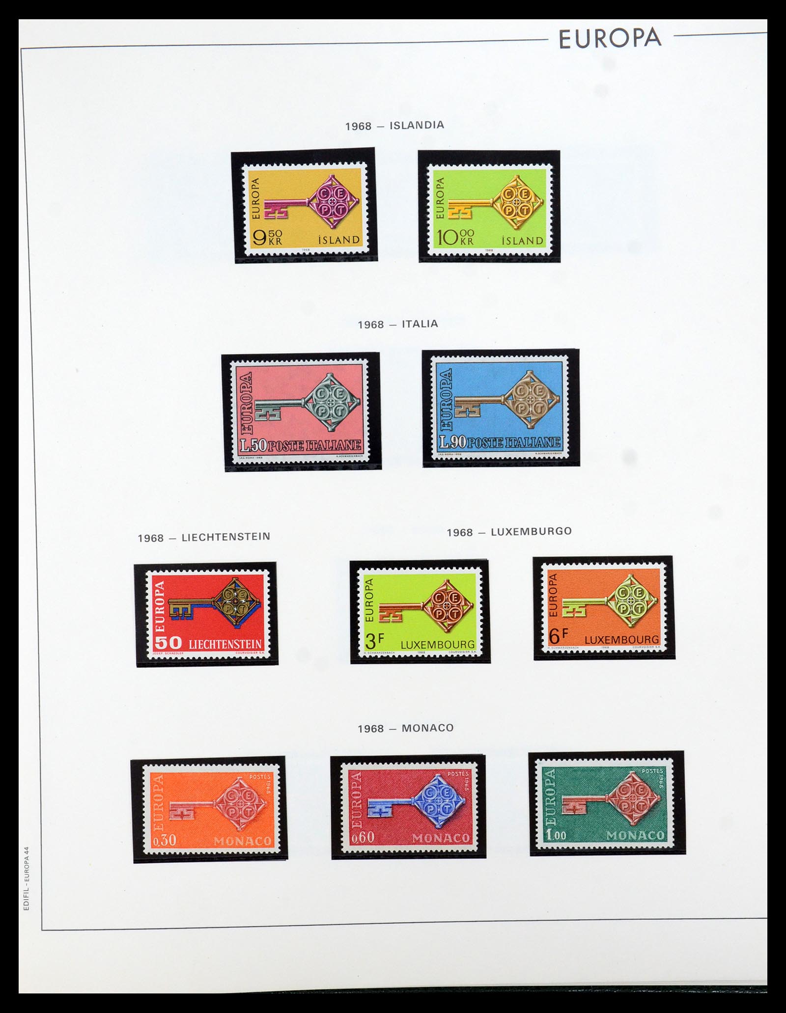 35872 042 - Postzegelverzameling 35872 Europa CEPT 1956-2006.