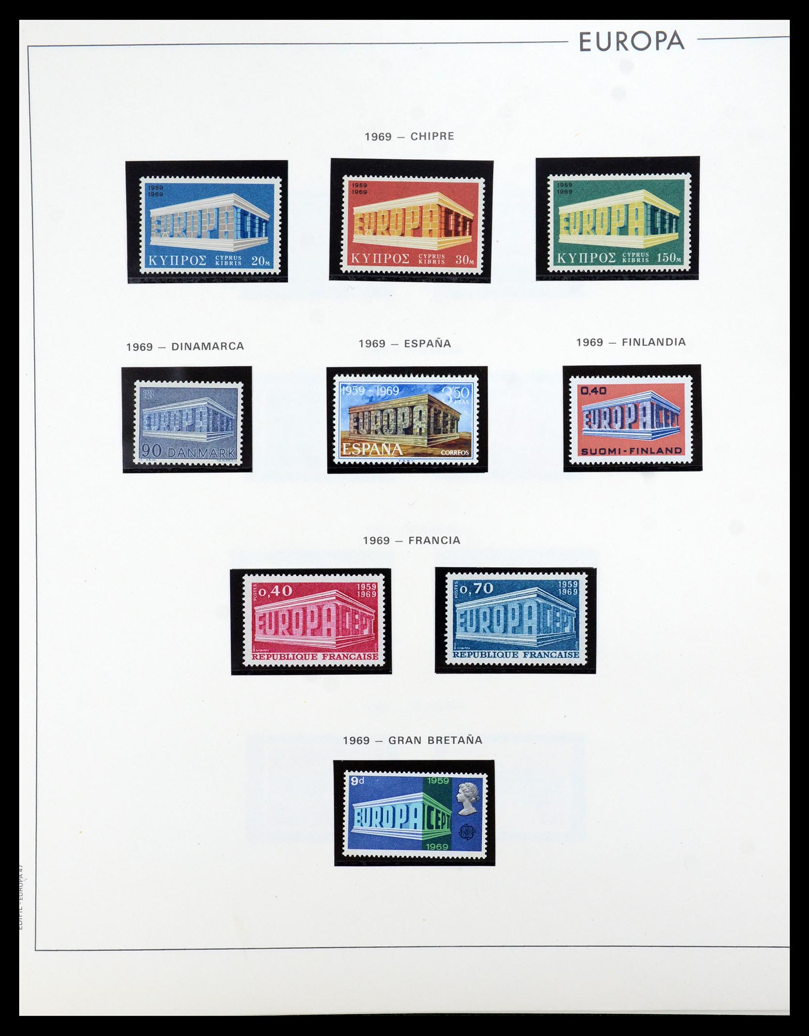 35872 045 - Postzegelverzameling 35872 Europa CEPT 1956-2006.