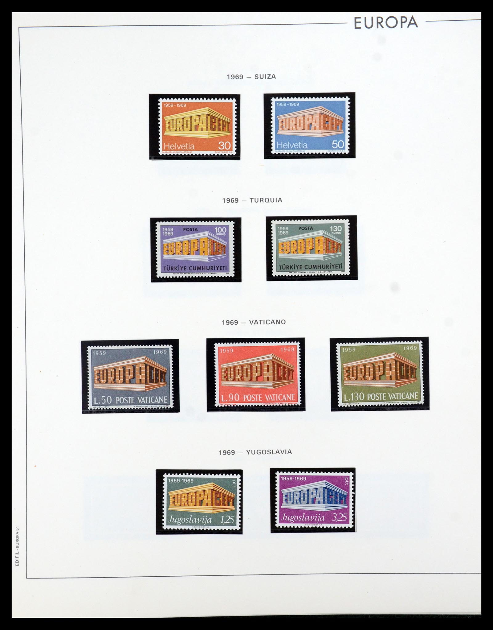 35872 049 - Postzegelverzameling 35872 Europa CEPT 1956-2006.