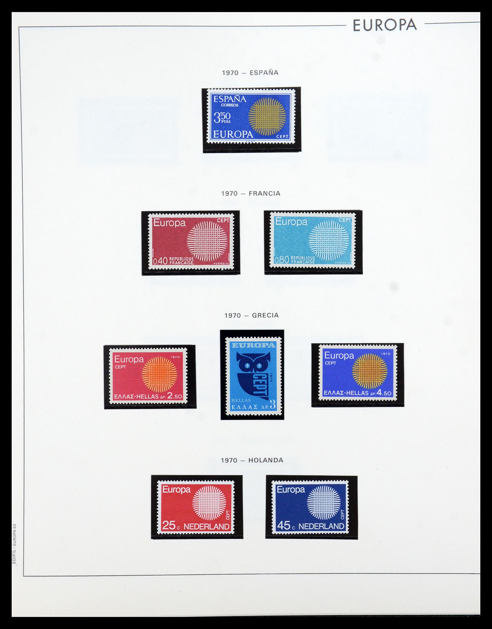35872 051 - Postzegelverzameling 35872 Europa CEPT 1956-2006.