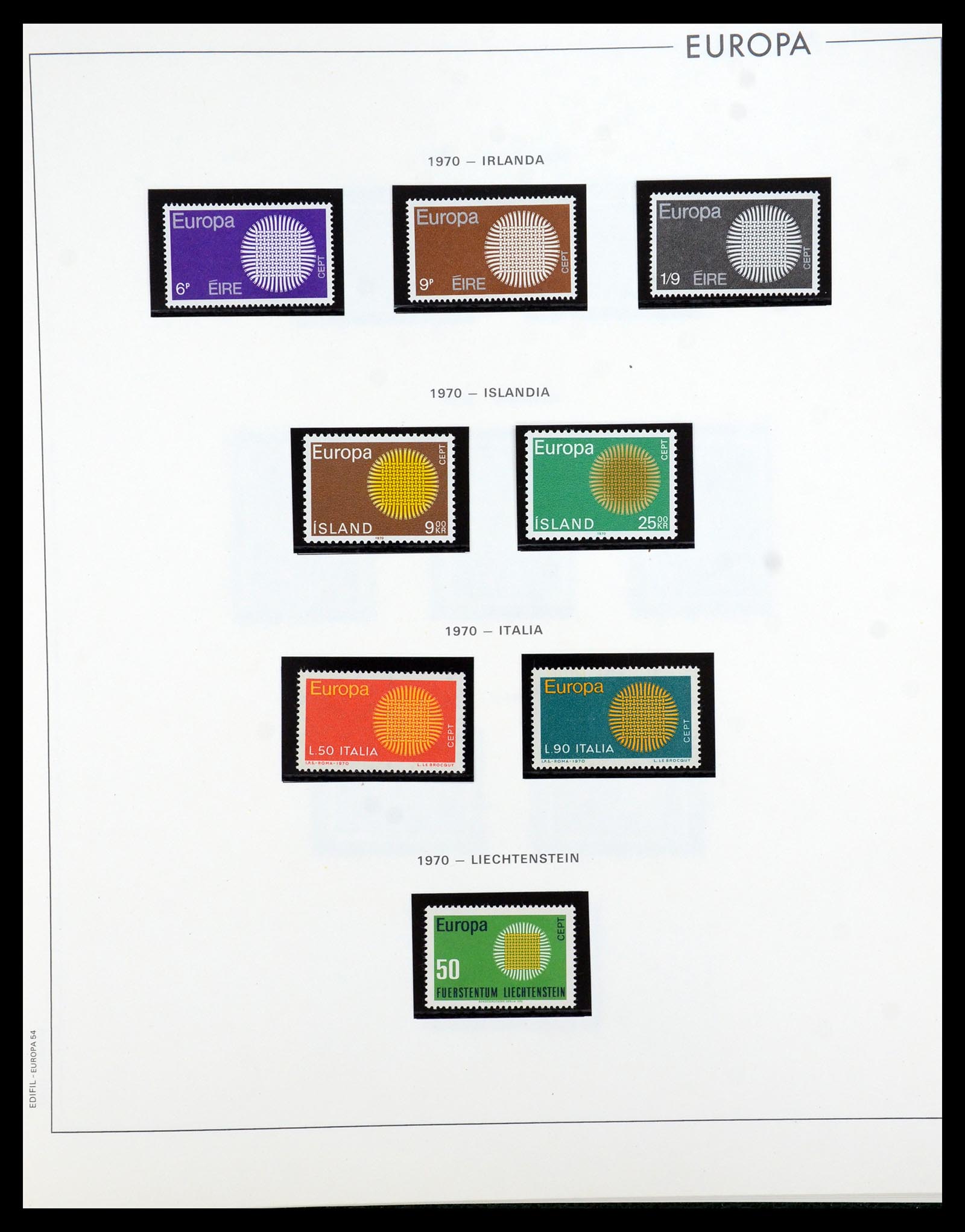 35872 052 - Postzegelverzameling 35872 Europa CEPT 1956-2006.