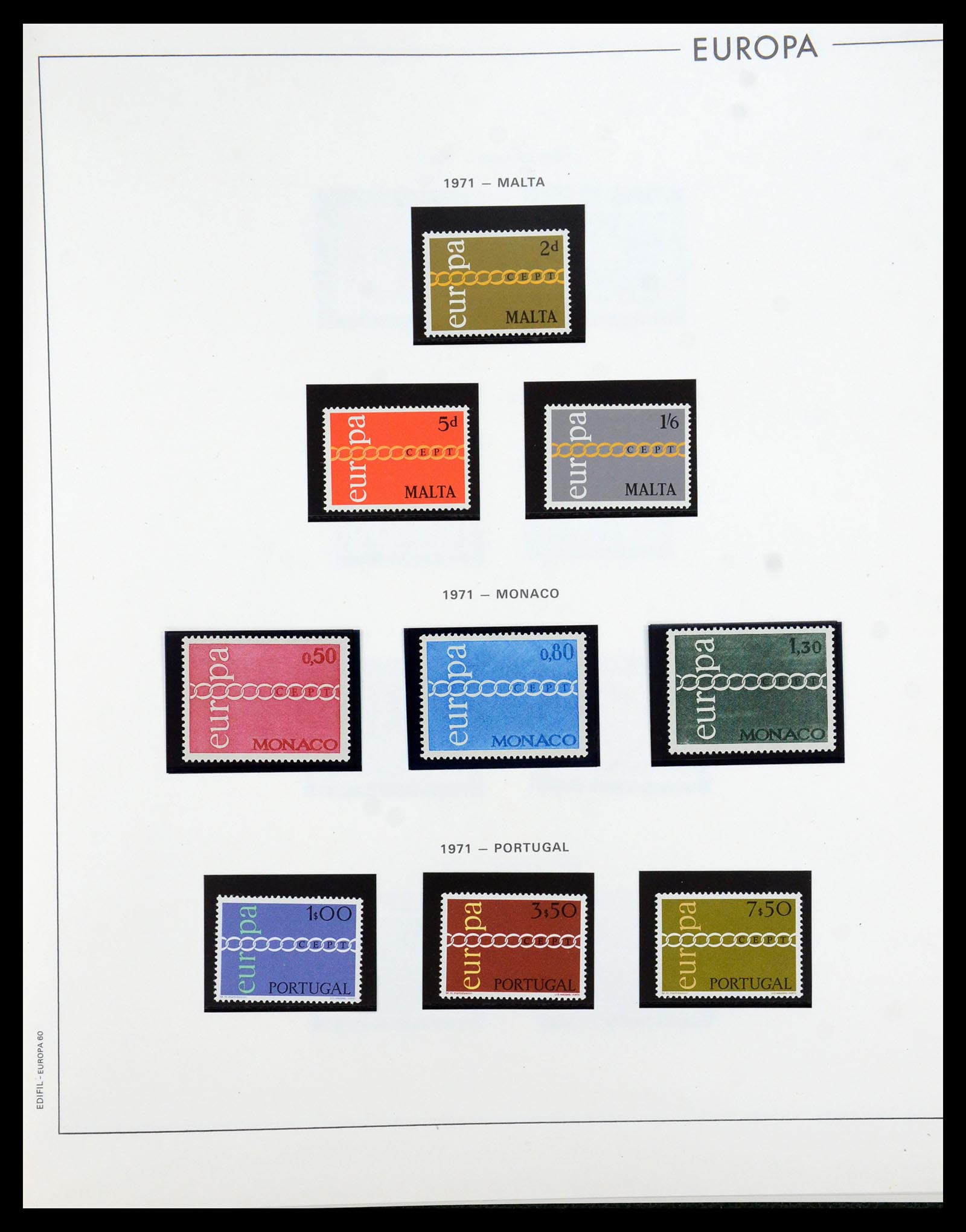 35872 058 - Postzegelverzameling 35872 Europa CEPT 1956-2006.