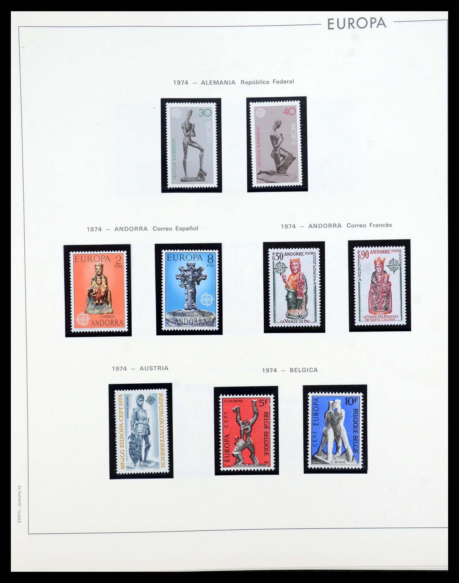 35872 069 - Postzegelverzameling 35872 Europa CEPT 1956-2006.