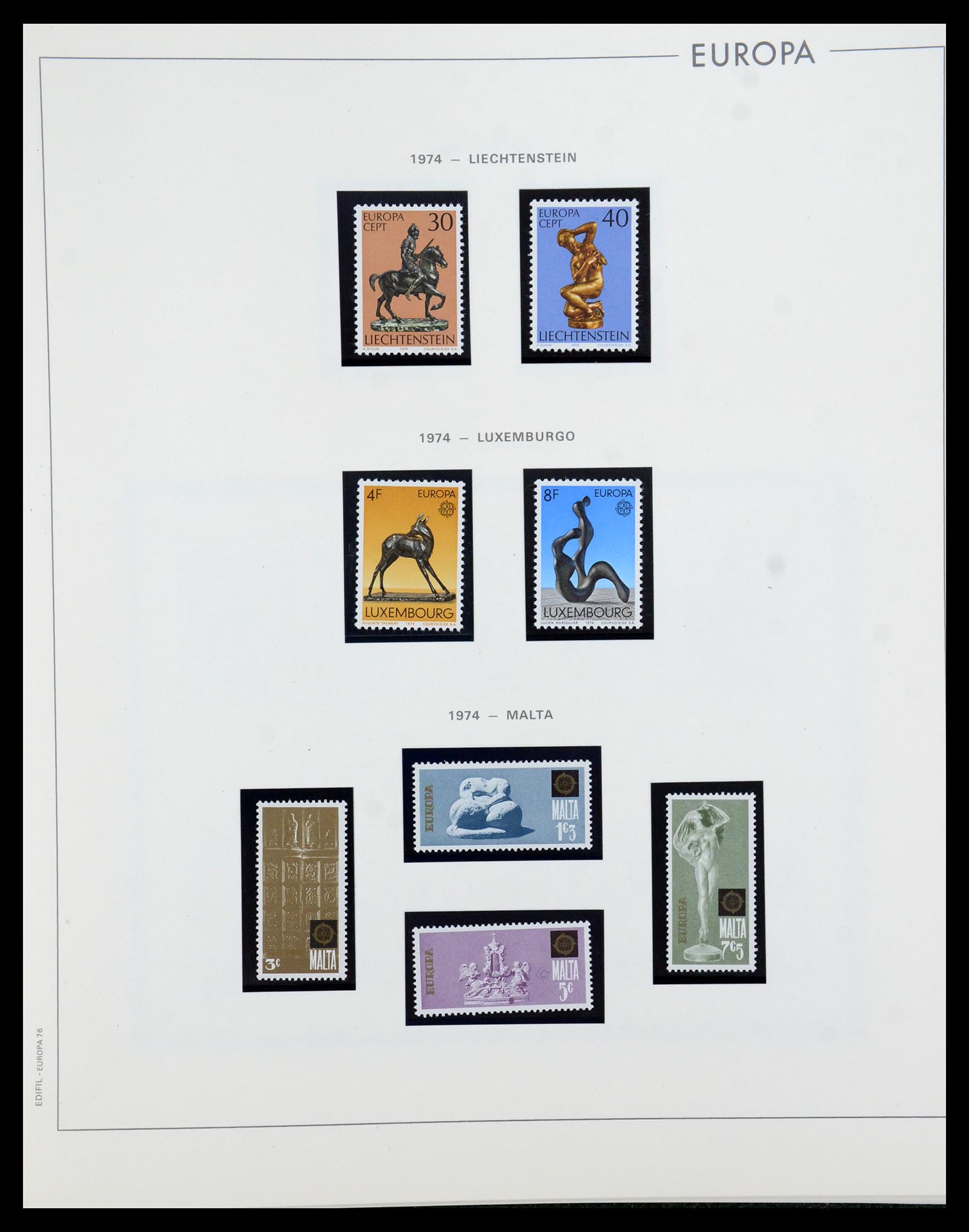 35872 071 - Postzegelverzameling 35872 Europa CEPT 1956-2006.