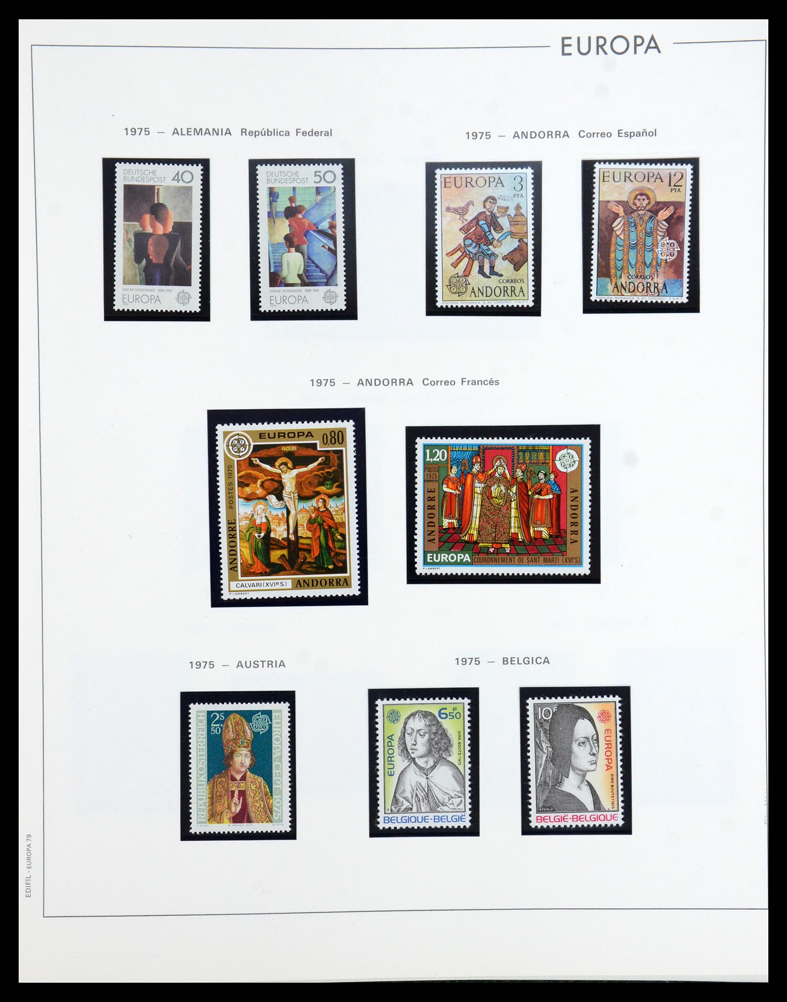 35872 074 - Postzegelverzameling 35872 Europa CEPT 1956-2006.