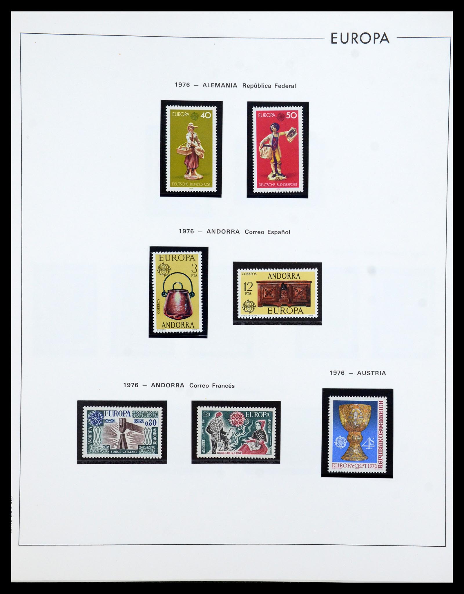35872 080 - Postzegelverzameling 35872 Europa CEPT 1956-2006.