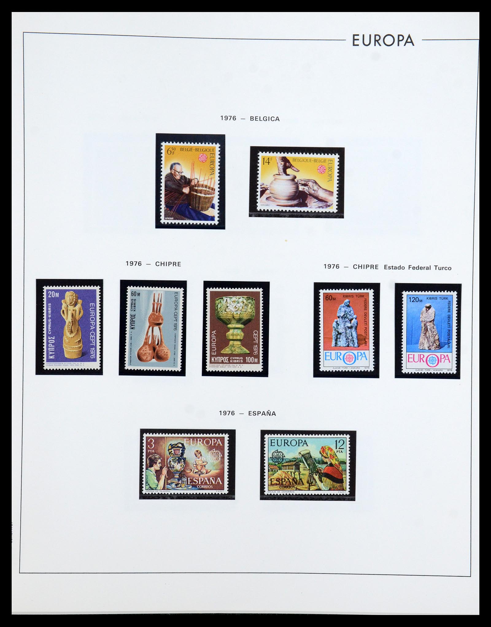35872 082 - Postzegelverzameling 35872 Europa CEPT 1956-2006.