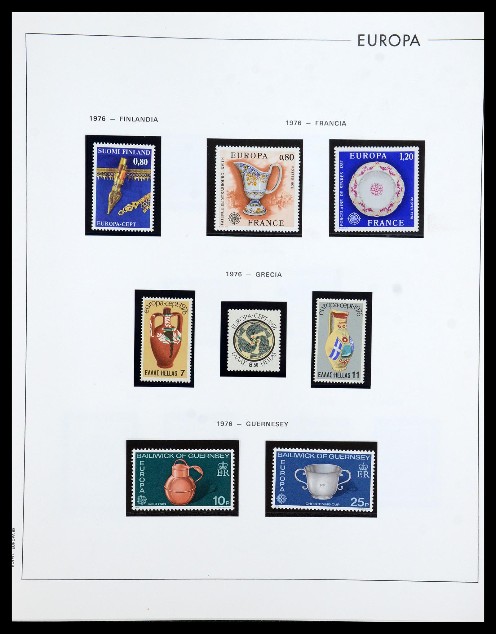 35872 083 - Postzegelverzameling 35872 Europa CEPT 1956-2006.