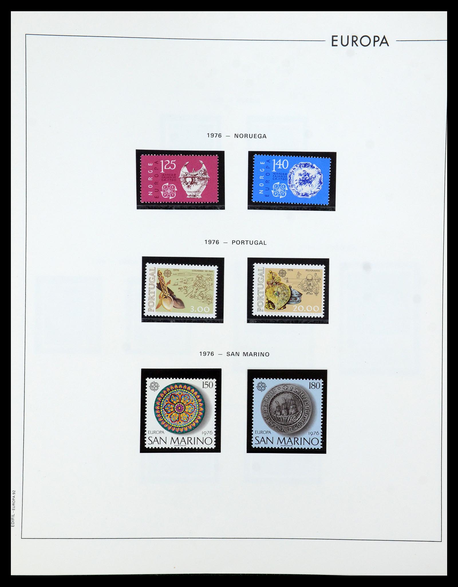 35872 087 - Postzegelverzameling 35872 Europa CEPT 1956-2006.
