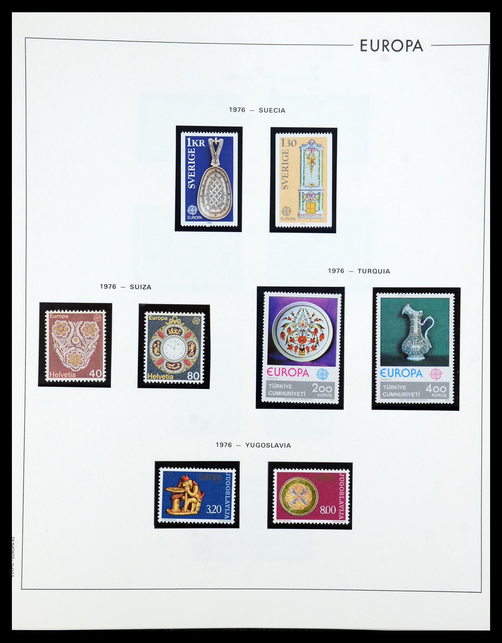 35872 088 - Postzegelverzameling 35872 Europa CEPT 1956-2006.