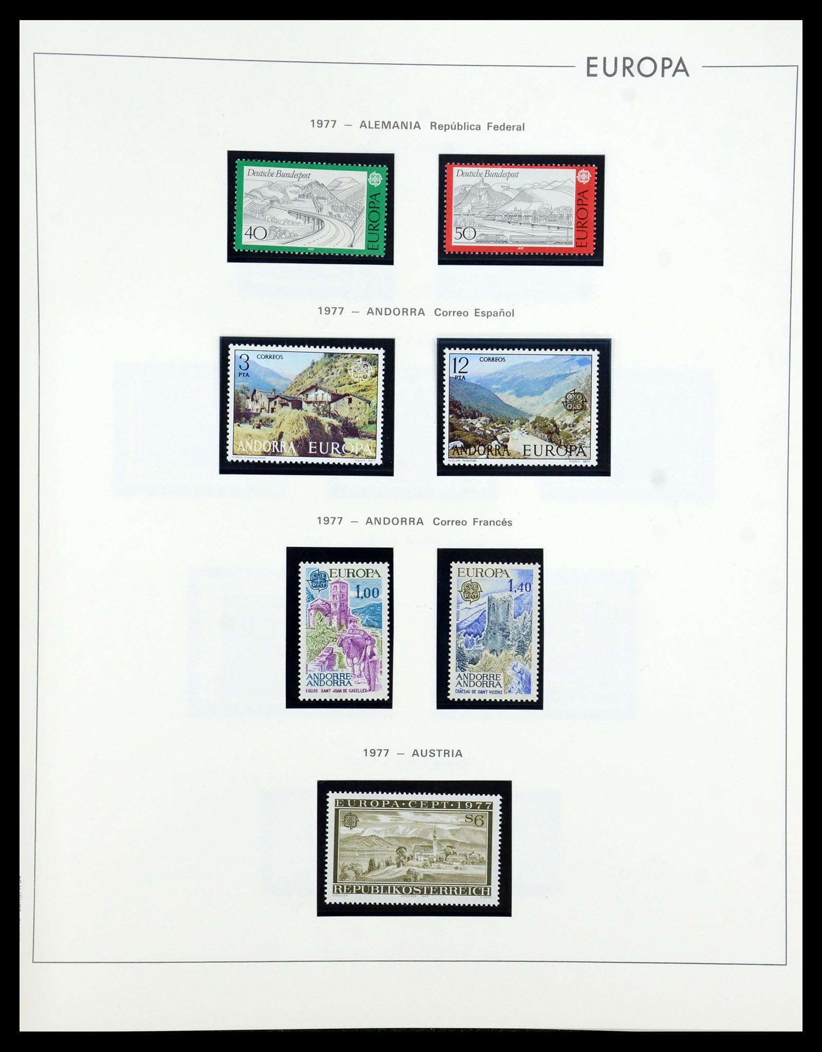 35872 089 - Postzegelverzameling 35872 Europa CEPT 1956-2006.
