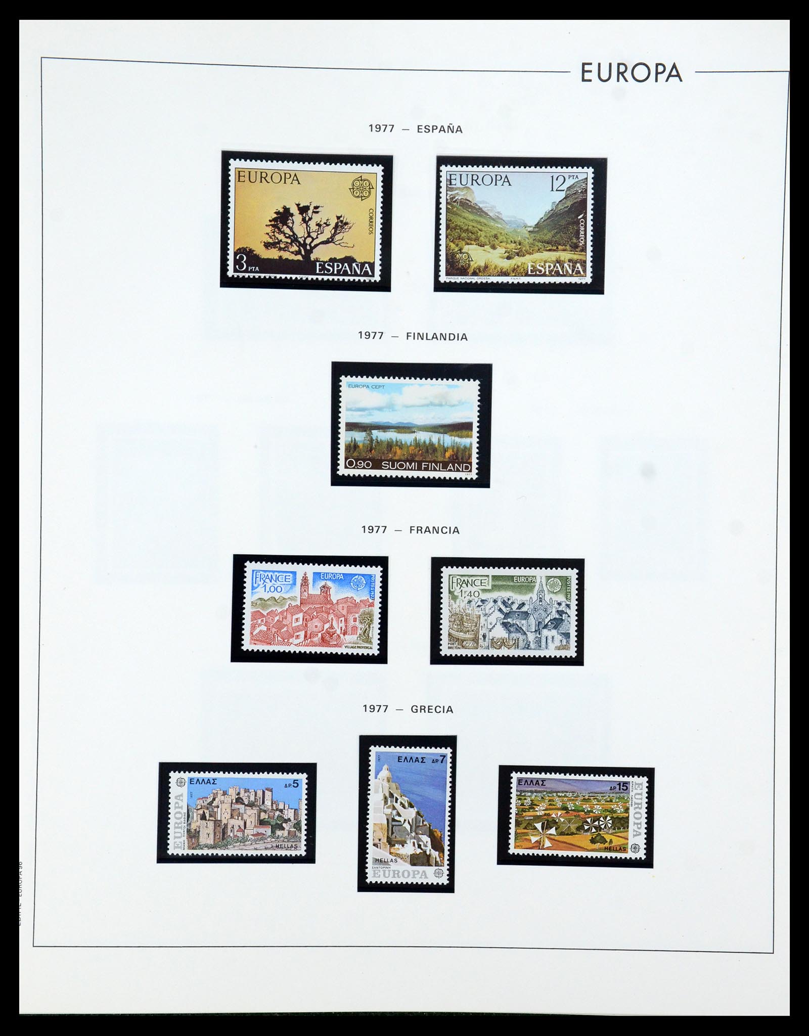 35872 091 - Postzegelverzameling 35872 Europa CEPT 1956-2006.
