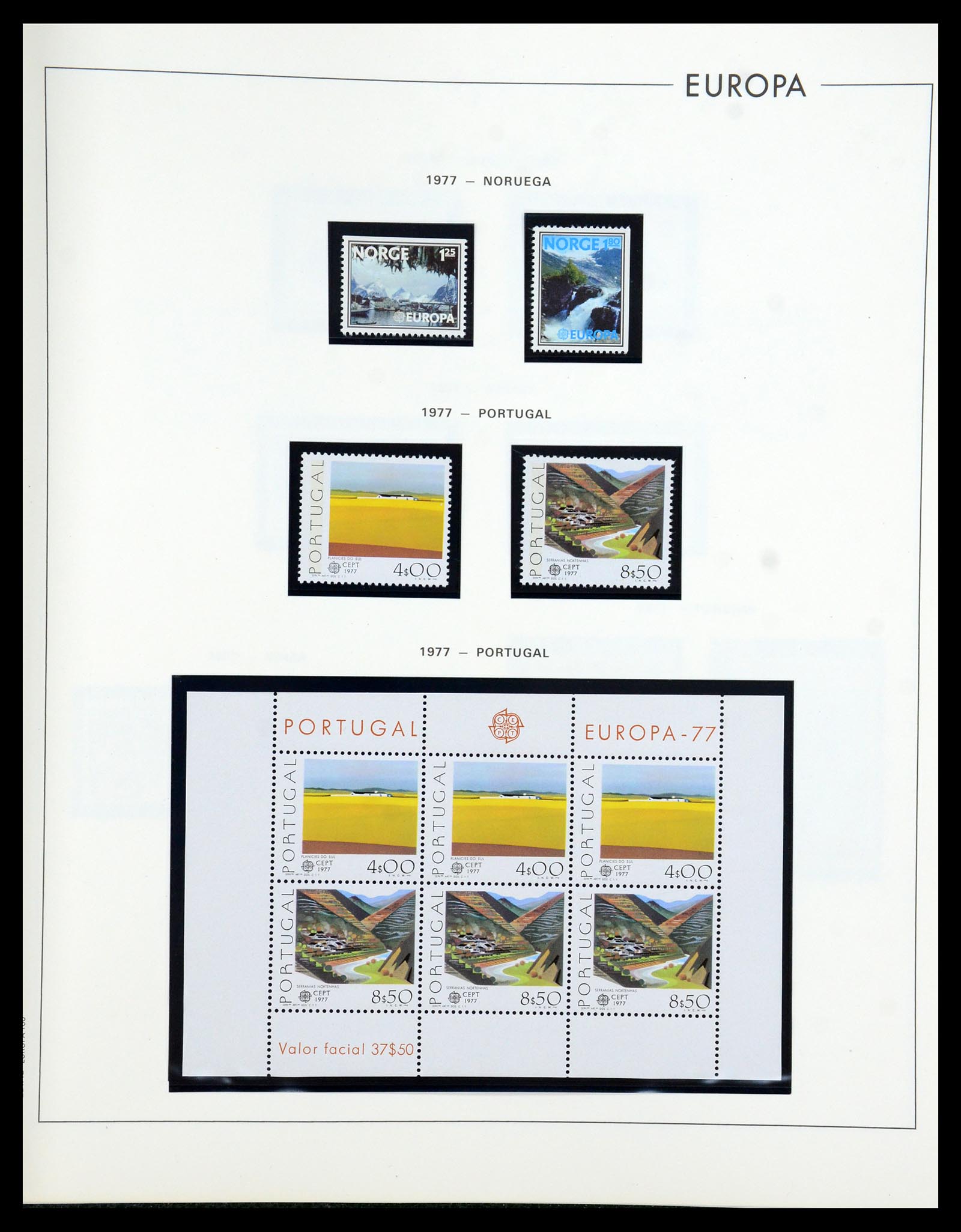 35872 095 - Postzegelverzameling 35872 Europa CEPT 1956-2006.