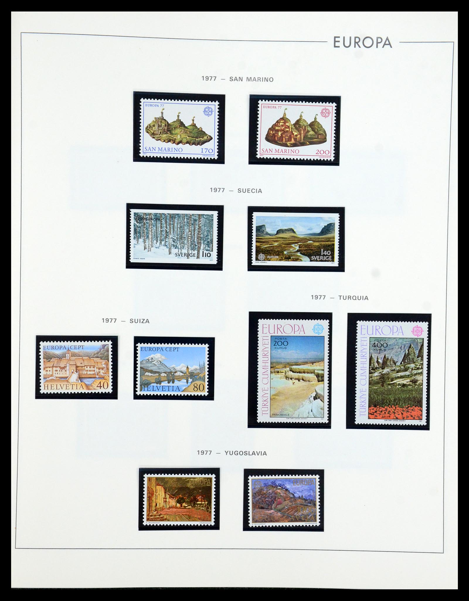 35872 096 - Postzegelverzameling 35872 Europa CEPT 1956-2006.