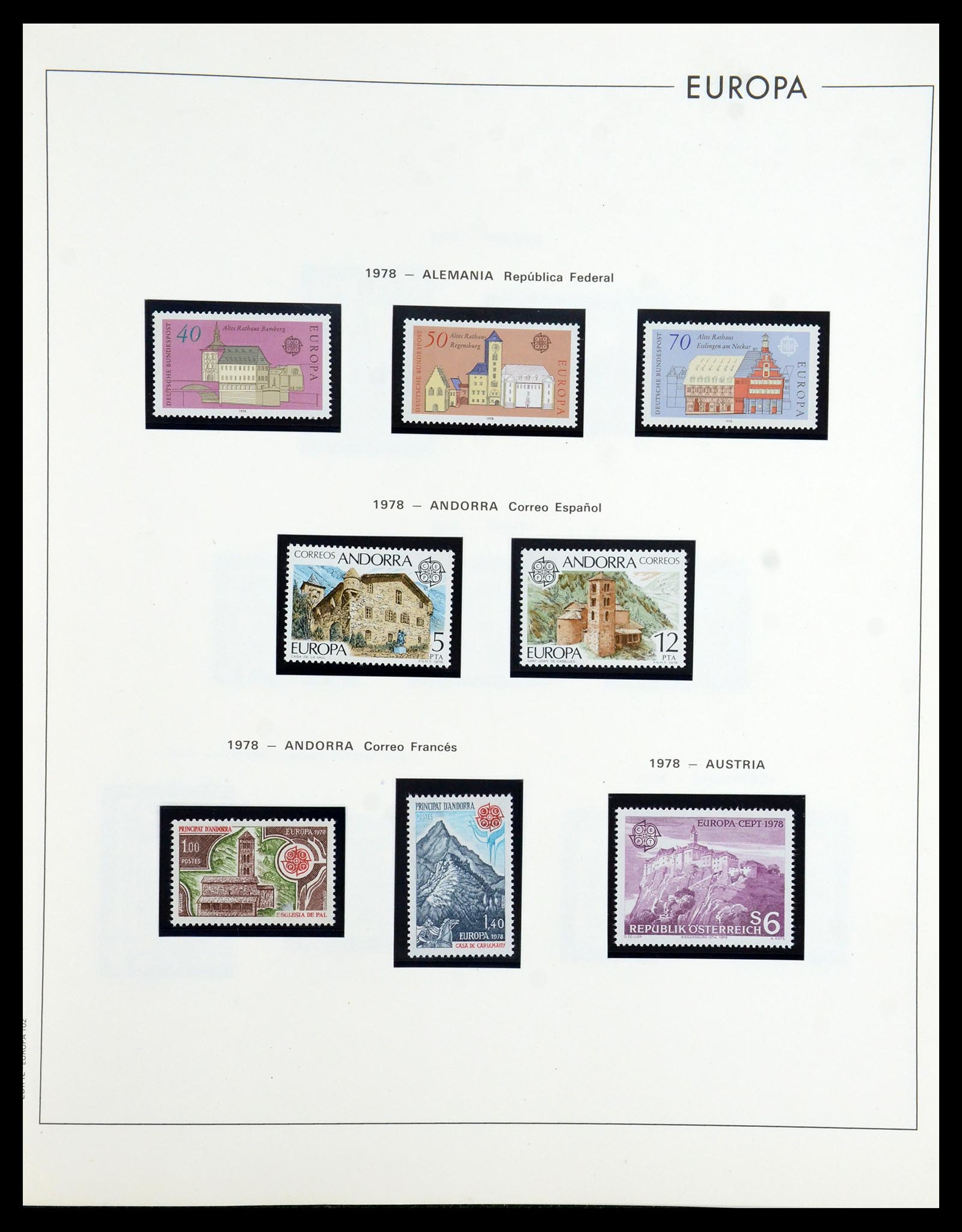 35872 097 - Postzegelverzameling 35872 Europa CEPT 1956-2006.
