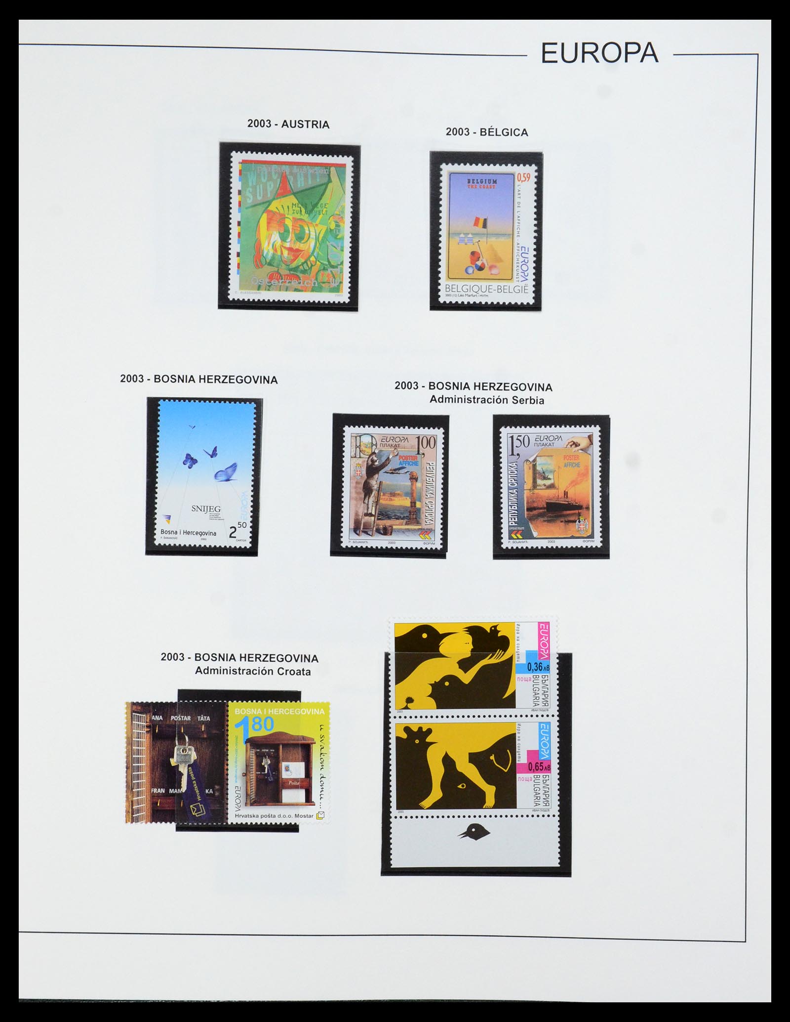 35872 400 - Postzegelverzameling 35872 Europa CEPT 1956-2006.