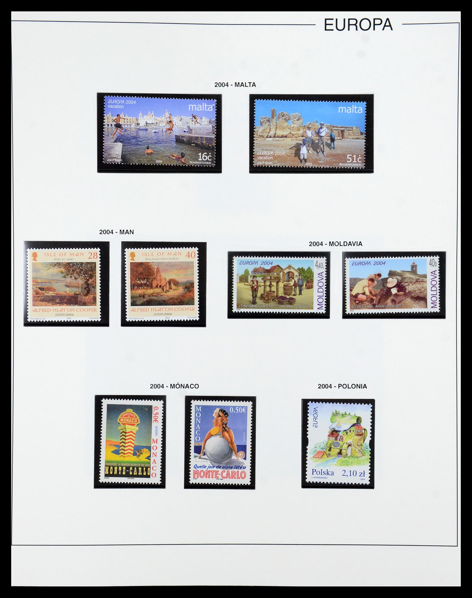 35872 424 - Postzegelverzameling 35872 Europa CEPT 1956-2006.