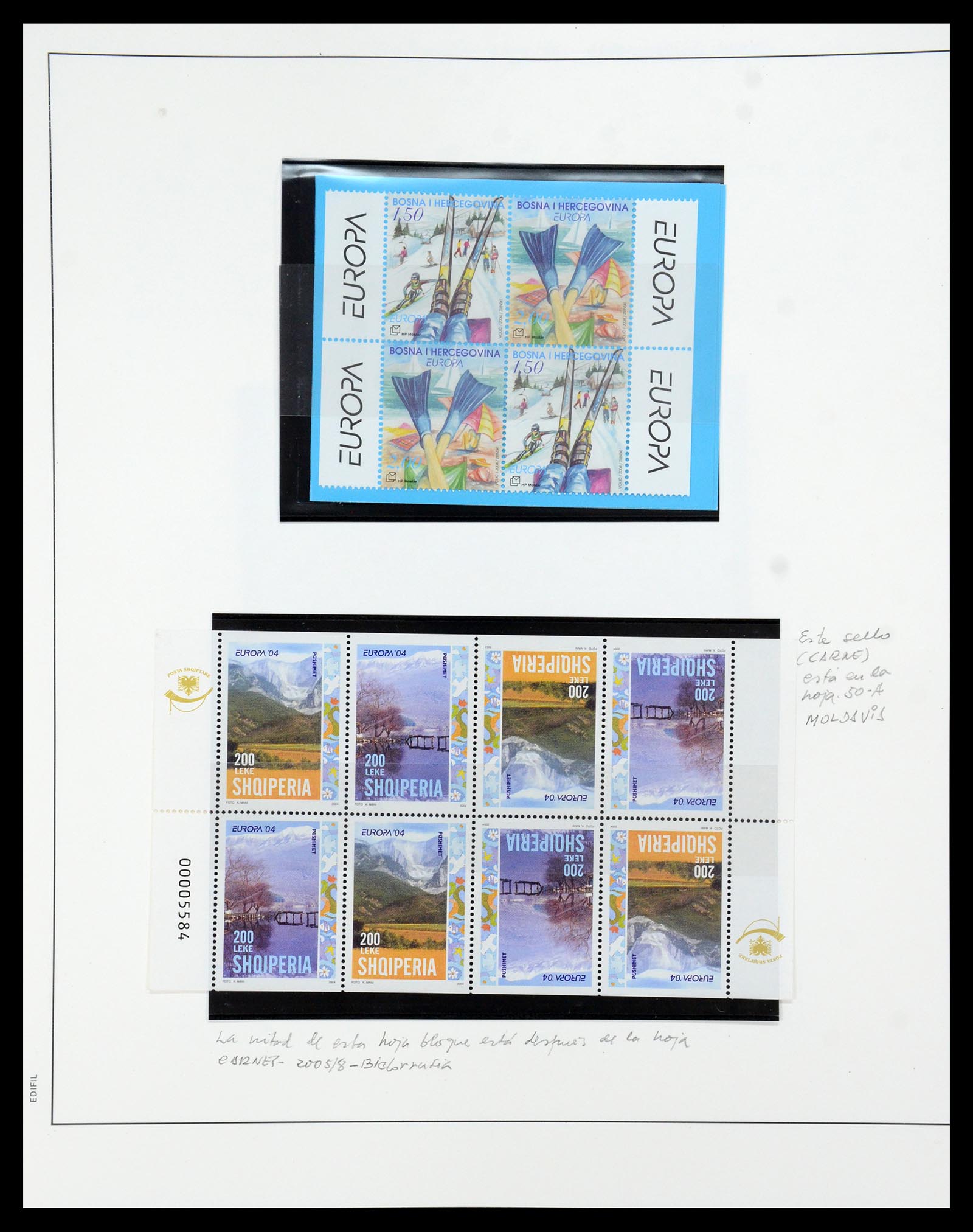 35872 433 - Postzegelverzameling 35872 Europa CEPT 1956-2006.