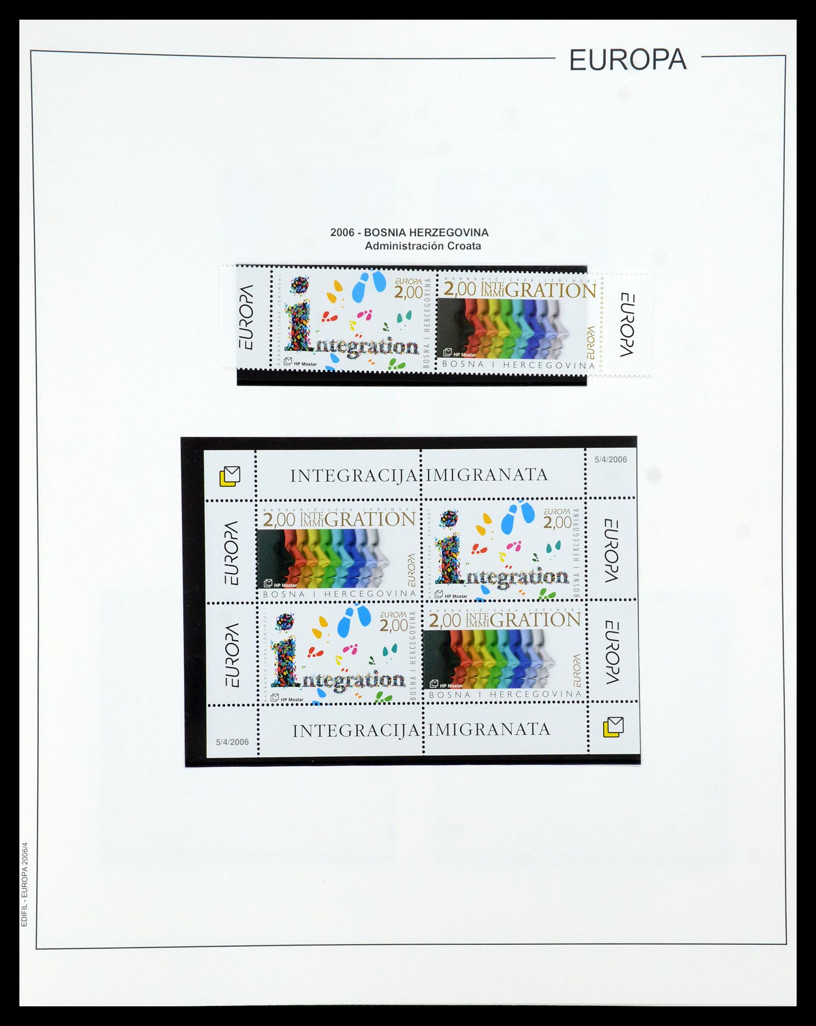 35872 457 - Postzegelverzameling 35872 Europa CEPT 1956-2006.