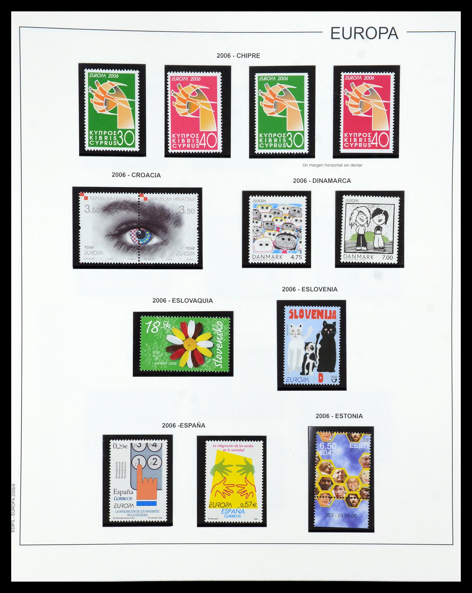 35872 459 - Postzegelverzameling 35872 Europa CEPT 1956-2006.