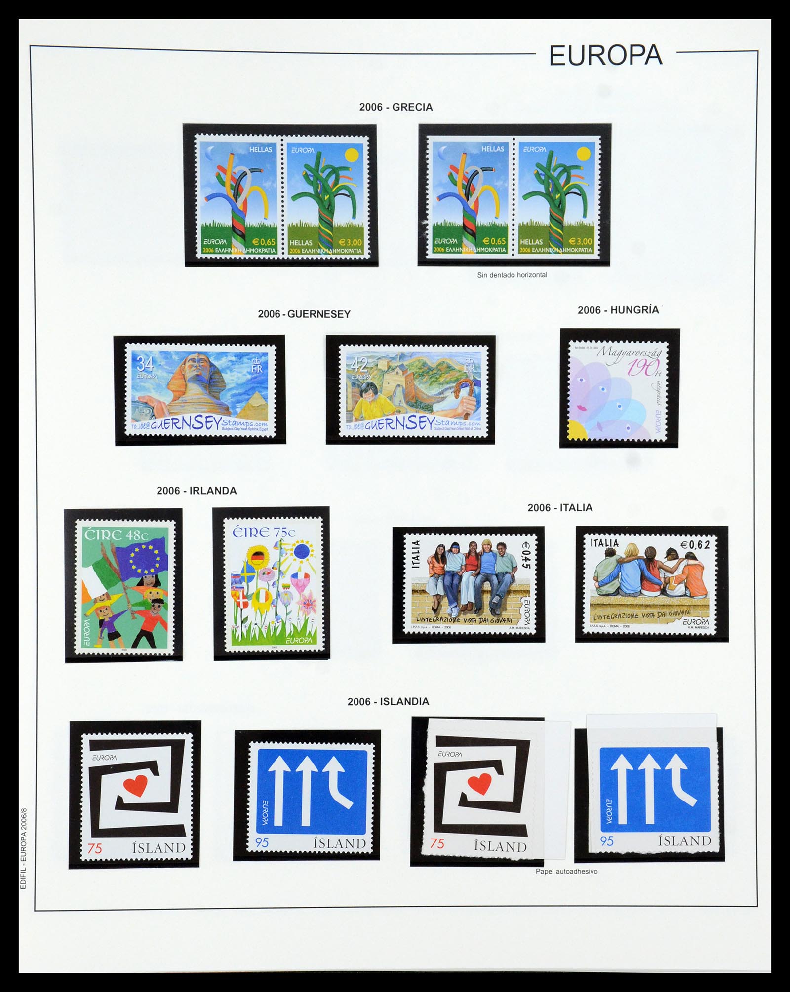 35872 461 - Postzegelverzameling 35872 Europa CEPT 1956-2006.