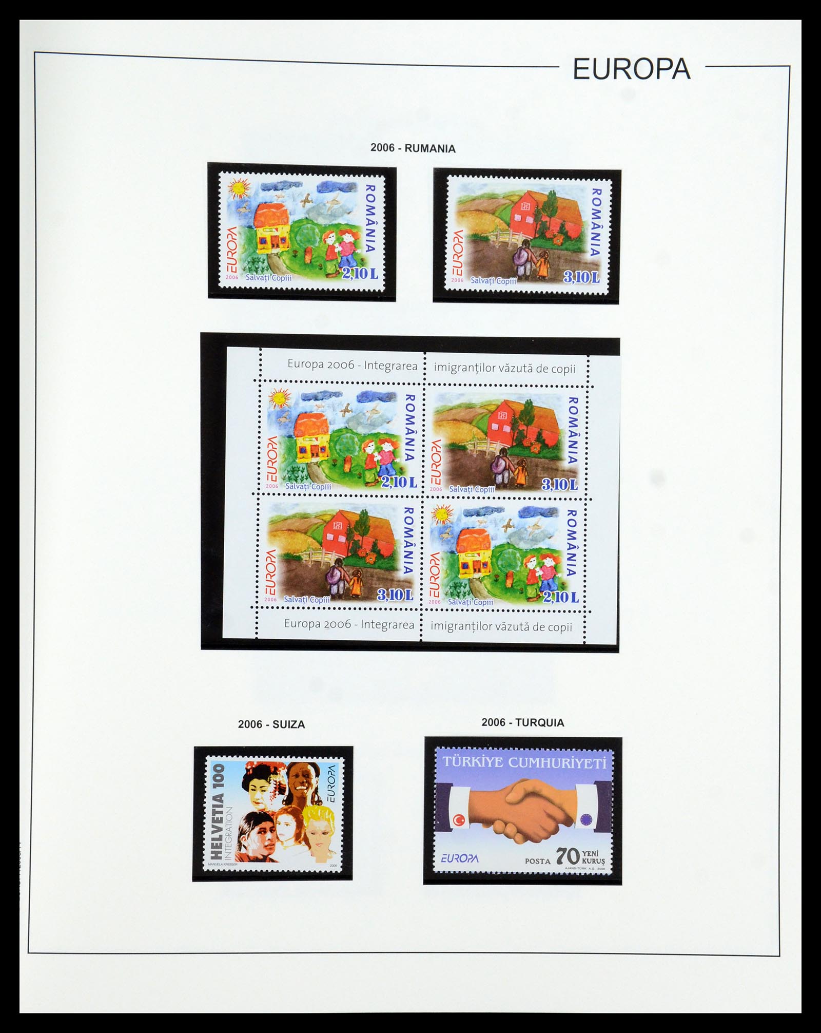35872 467 - Postzegelverzameling 35872 Europa CEPT 1956-2006.
