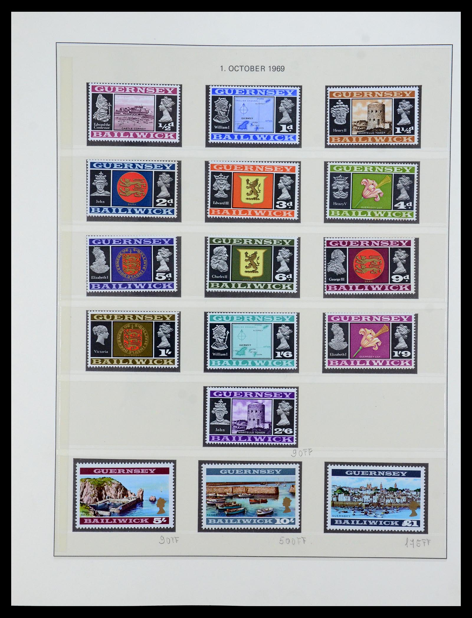 35873 003 - Stamp Collection 35873 Guernsey 1941-2005.