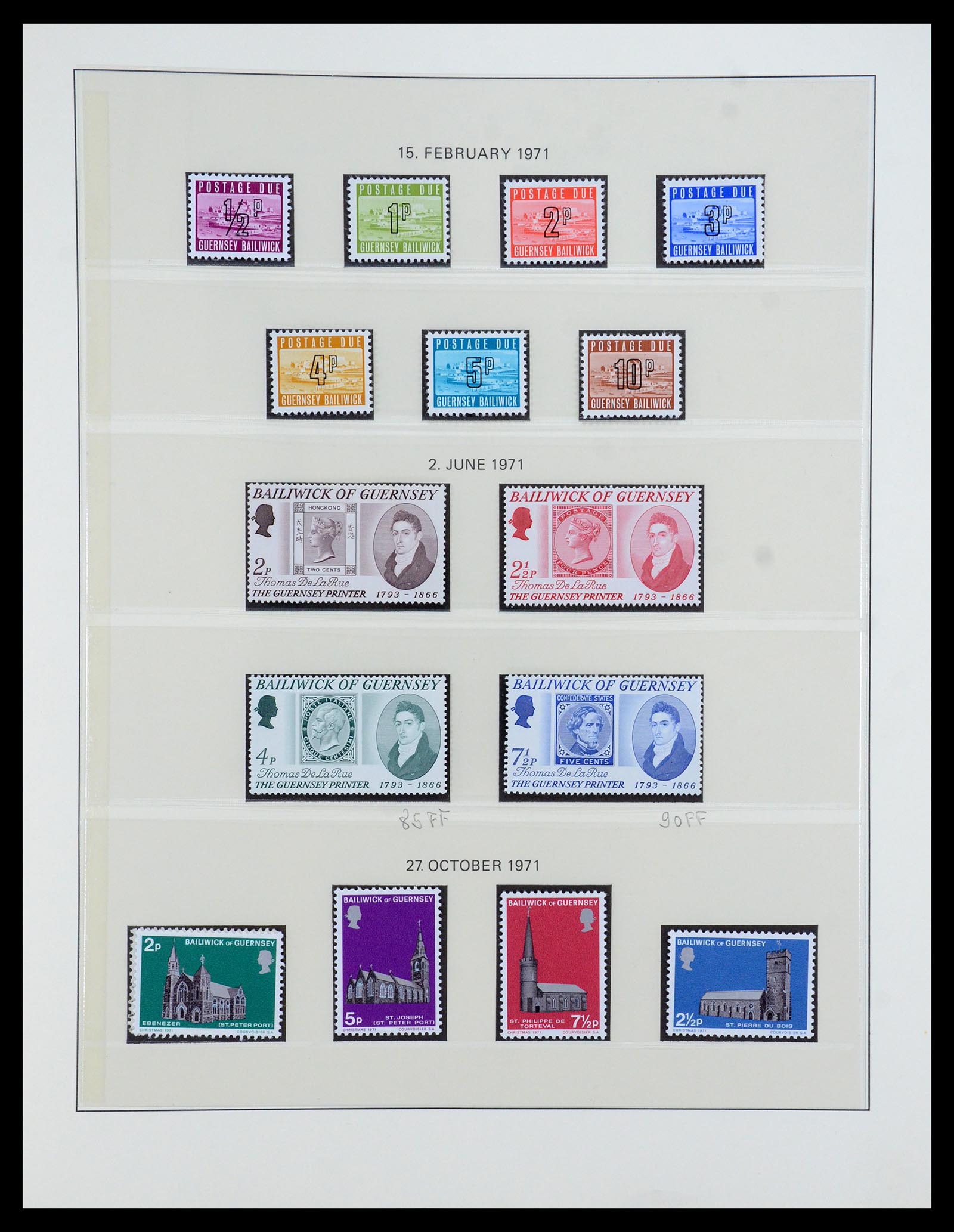 35873 007 - Postzegelverzameling 35873 Guernsey 1941-2005.