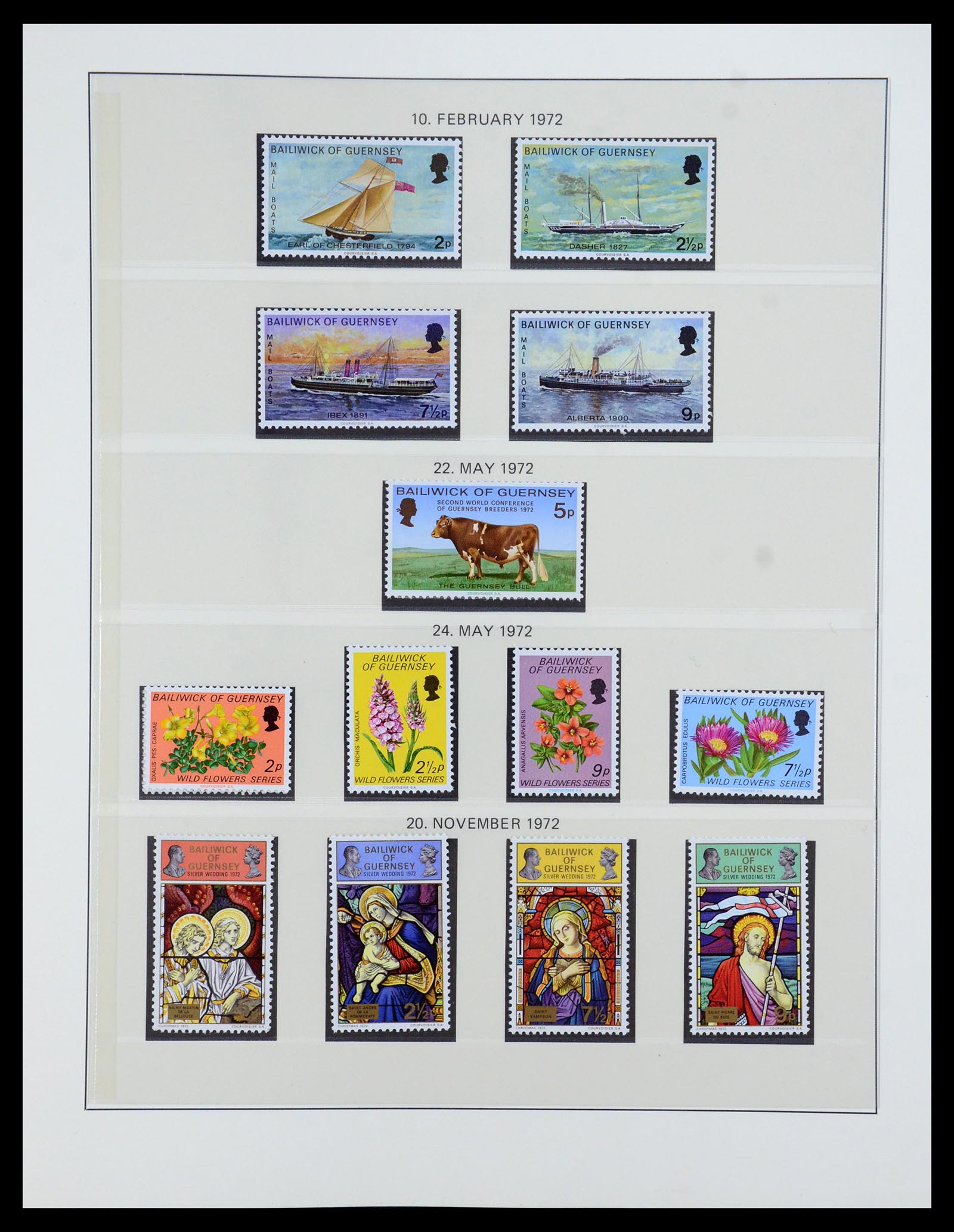 35873 008 - Postzegelverzameling 35873 Guernsey 1941-2005.