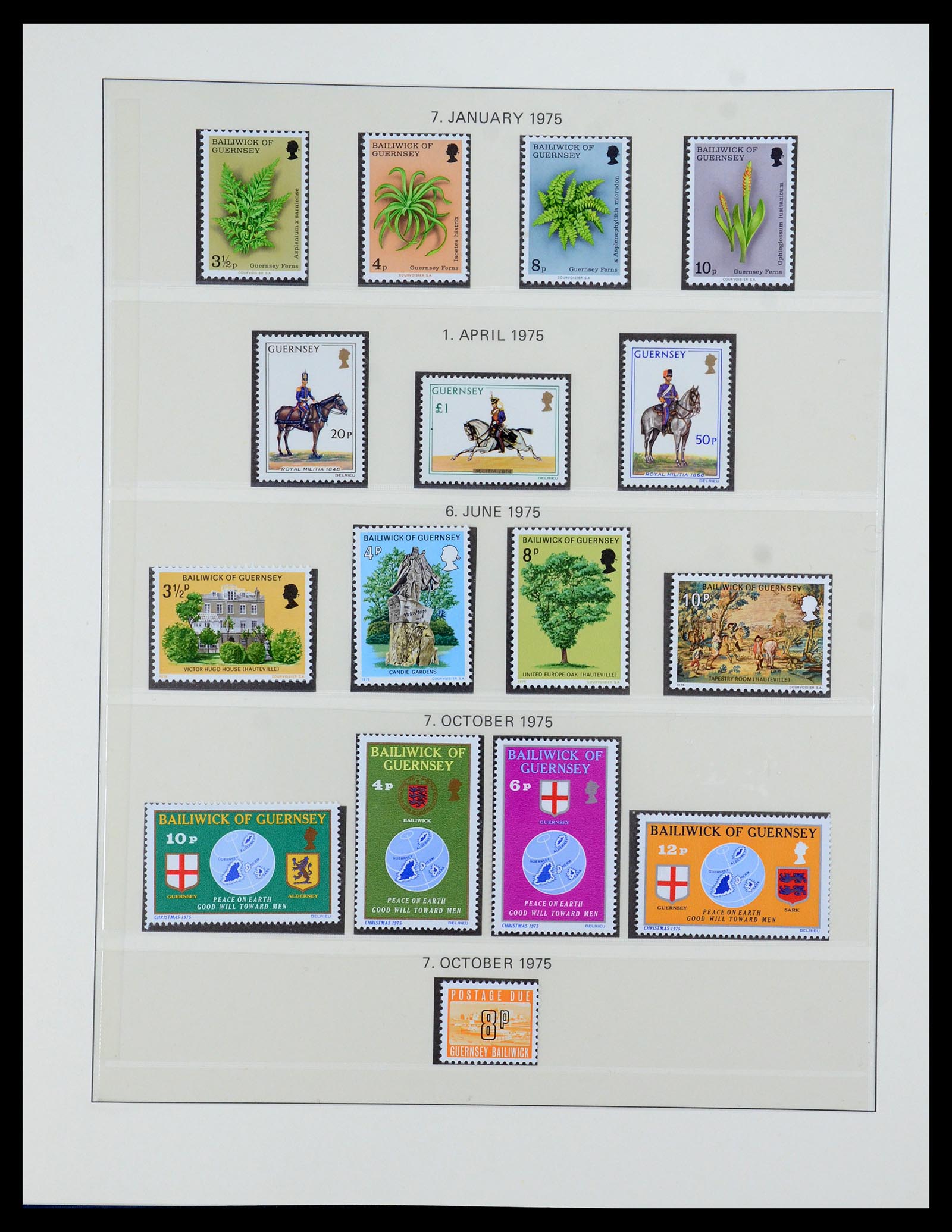 35873 013 - Postzegelverzameling 35873 Guernsey 1941-2005.